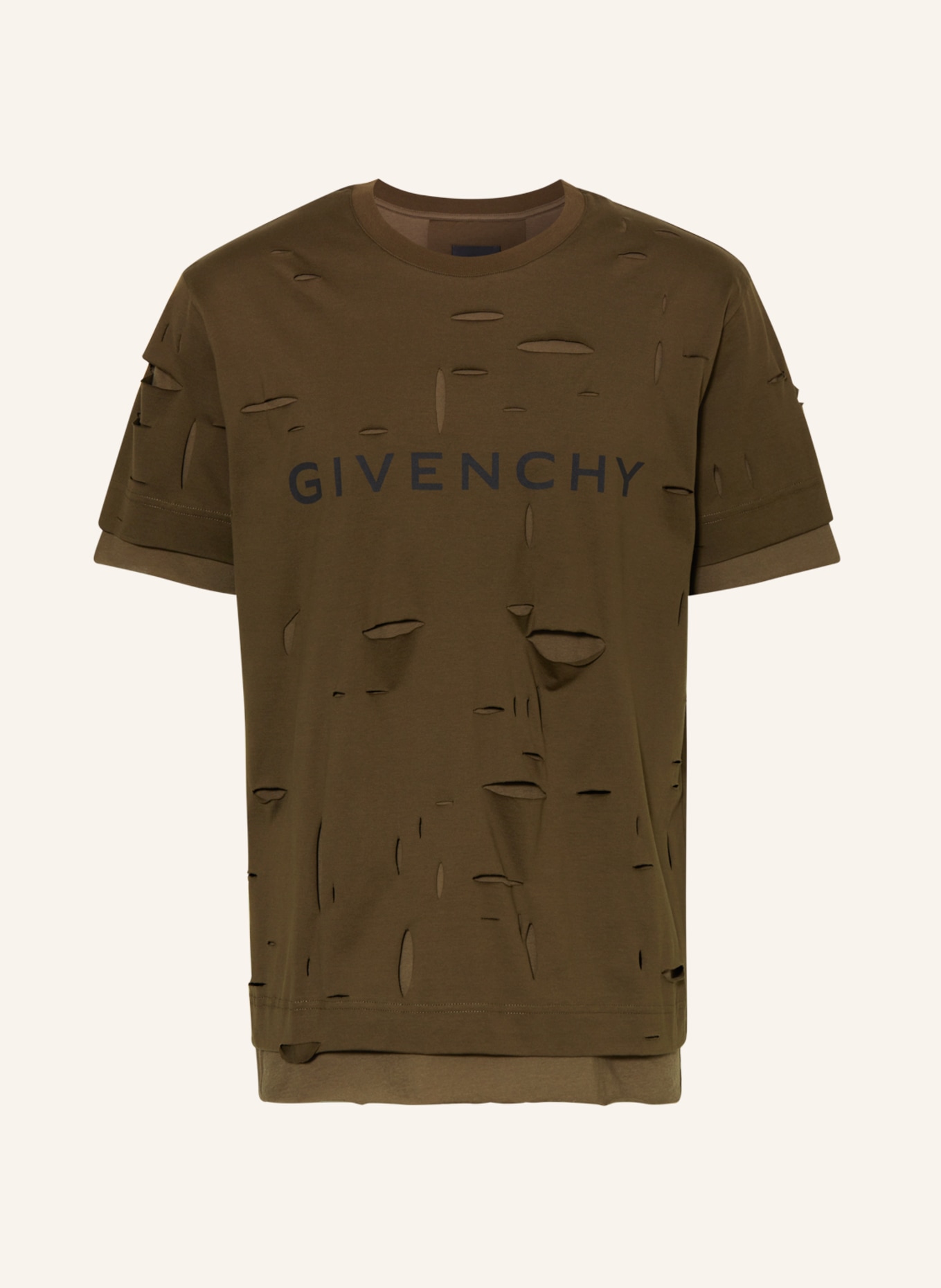 GIVENCHY T-shirt, Kolor: KHAKI (Obrazek 1)