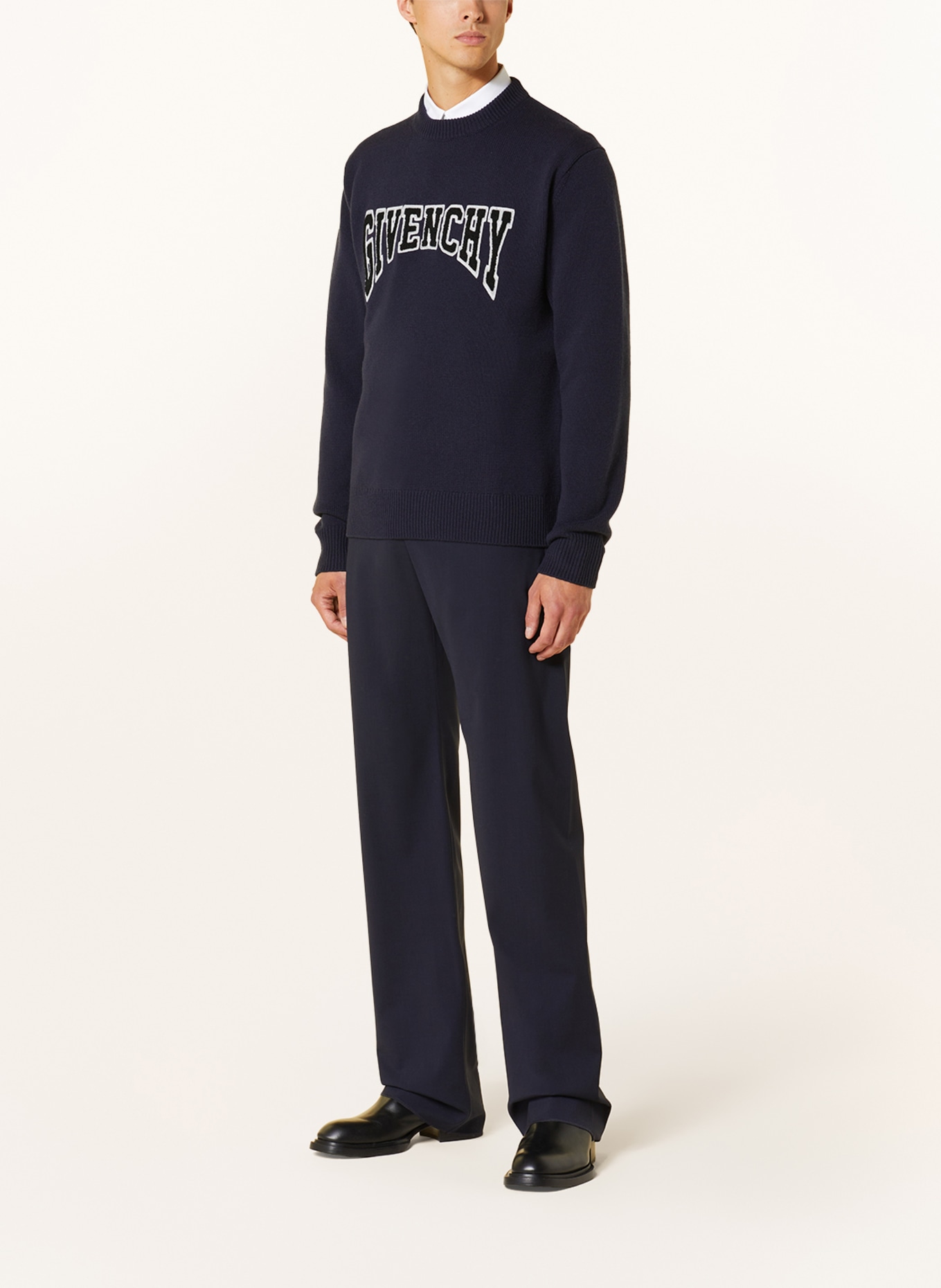 GIVENCHY Pullover mit Cashmere, Farbe: DUNKELBLAU (Bild 2)
