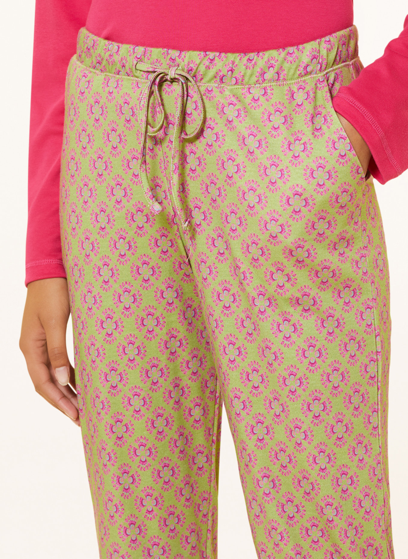 darling harbour Pajama pants, Color: LIGHT GREEN/ PINK/ LIGHT BLUE (Image 5)