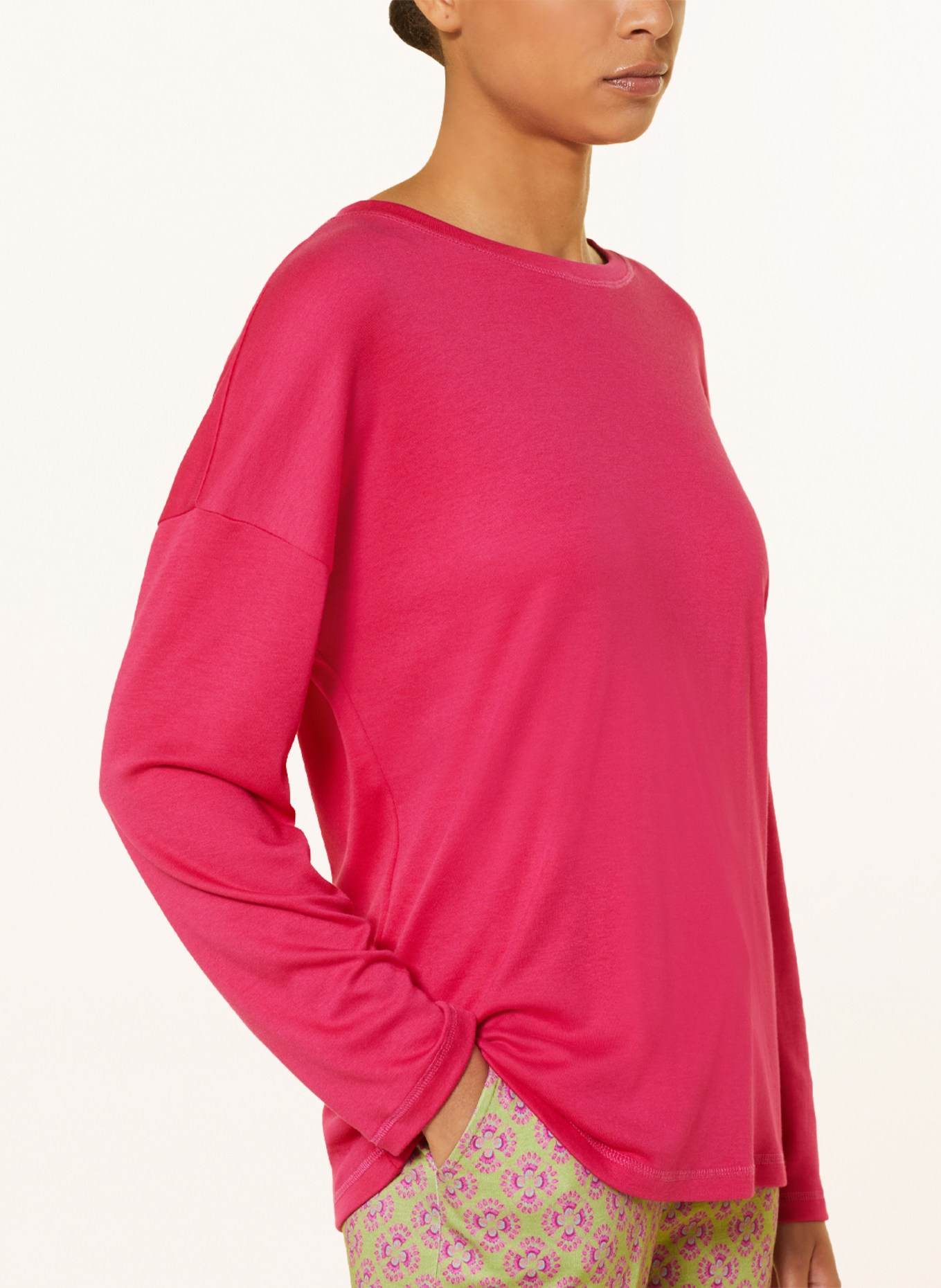 darling harbour Pajama shirt, Color: PINK (Image 4)