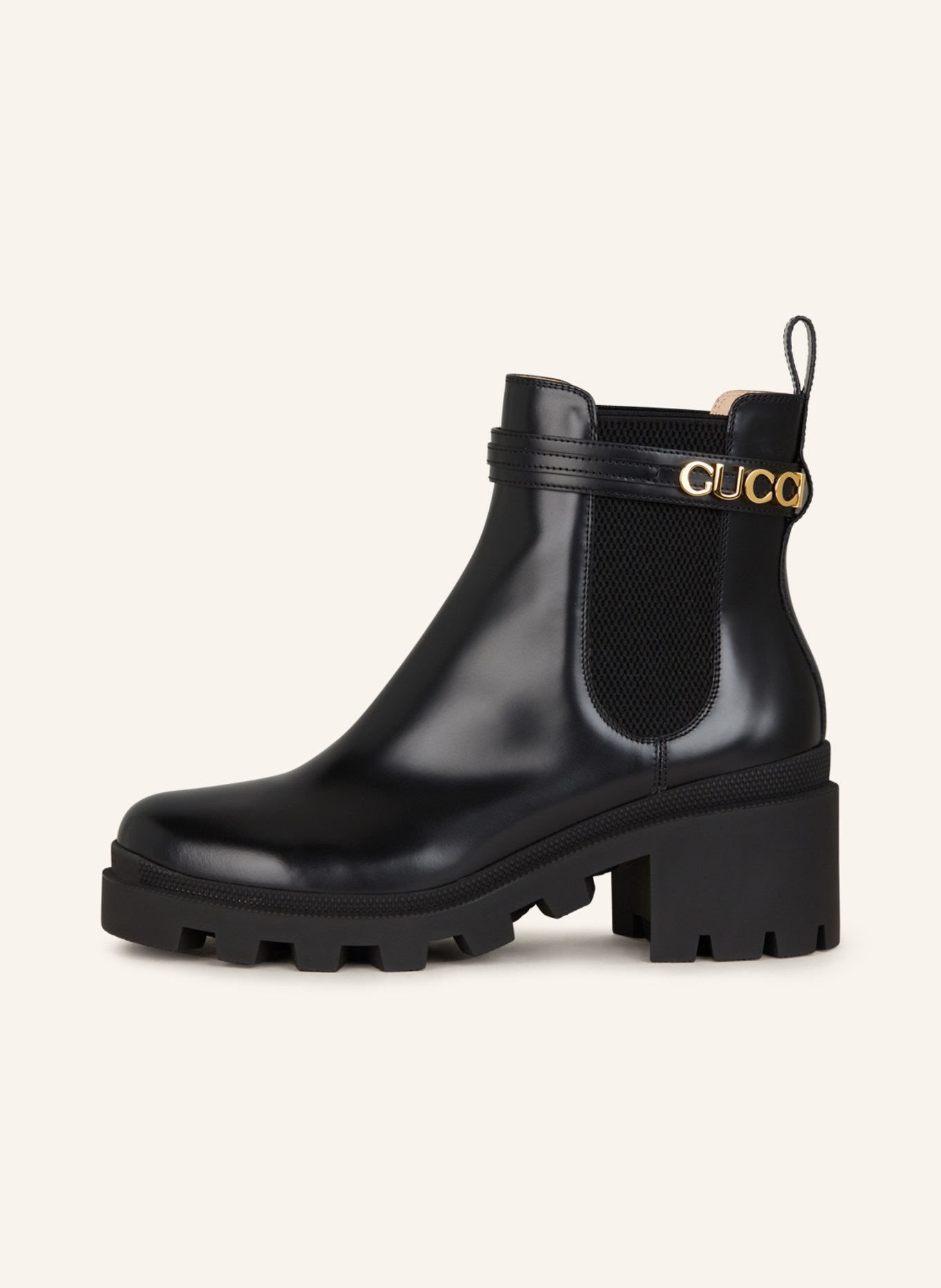 GUCCI Chelsea-Boots, Farbe: 1000 BLACK/BLACK (Bild 4)
