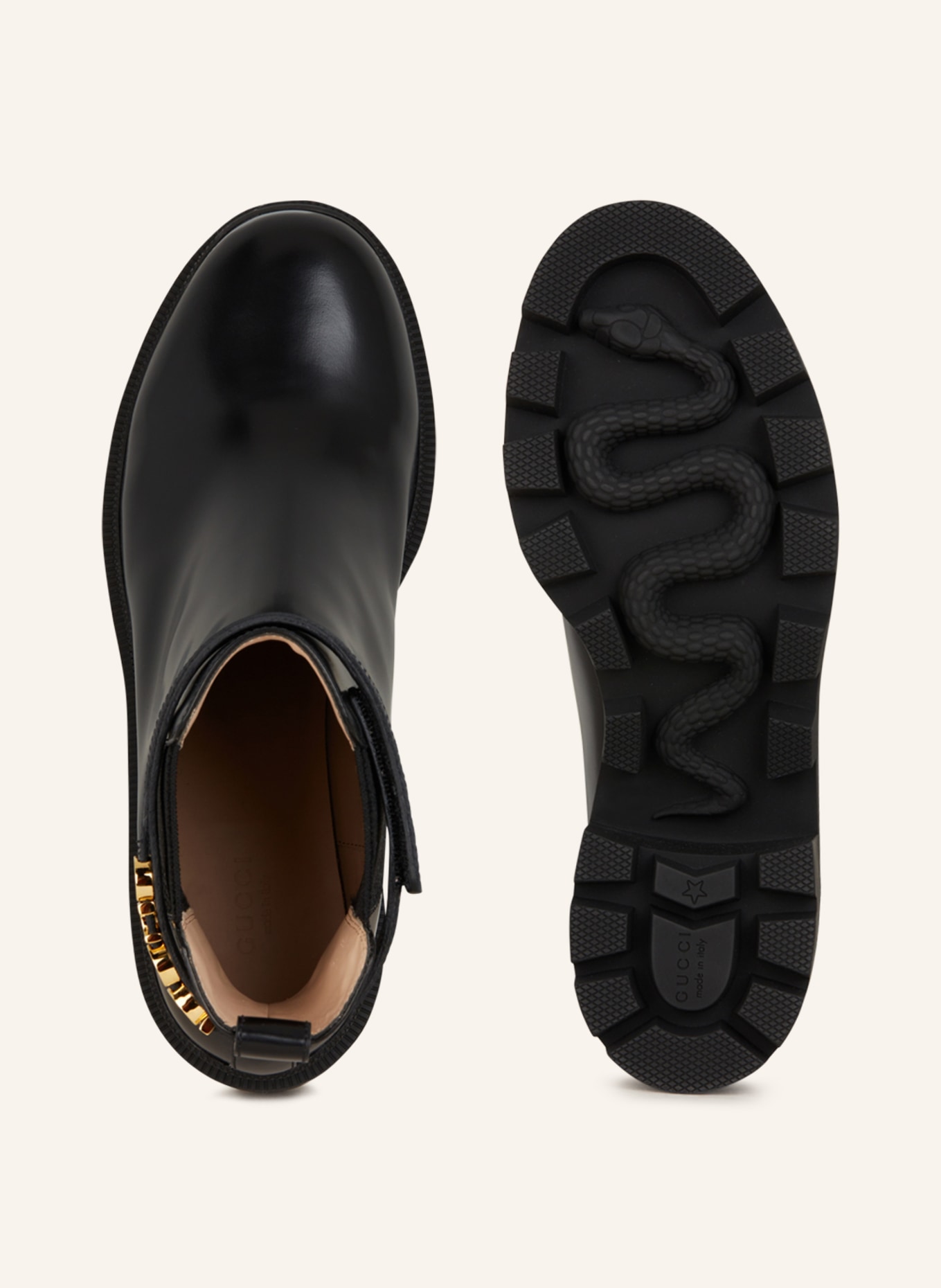 GUCCI Chelsea-Boots, Farbe: 1000 BLACK/BLACK (Bild 5)