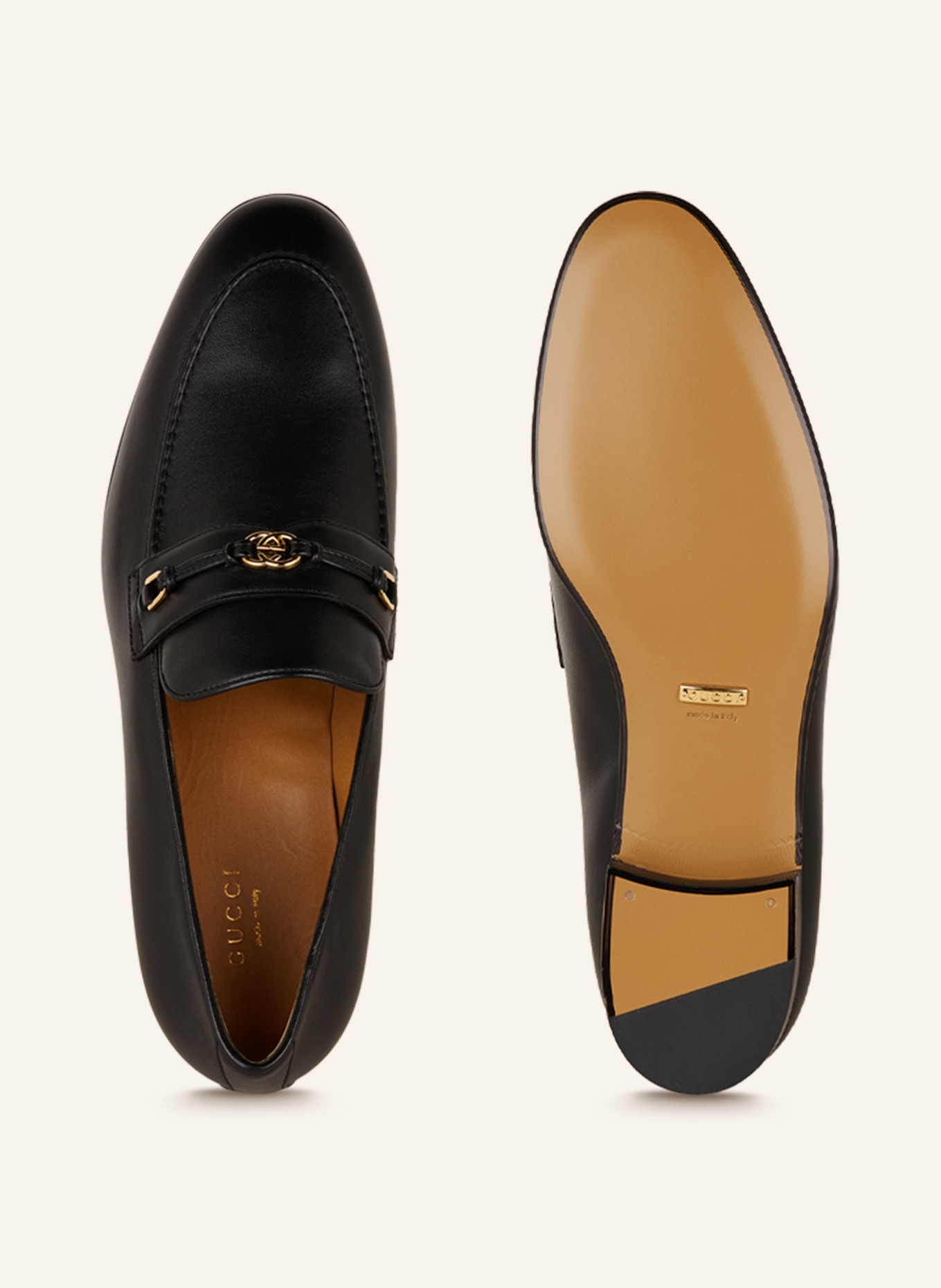 Gucci loafers gold buckle new arrivals