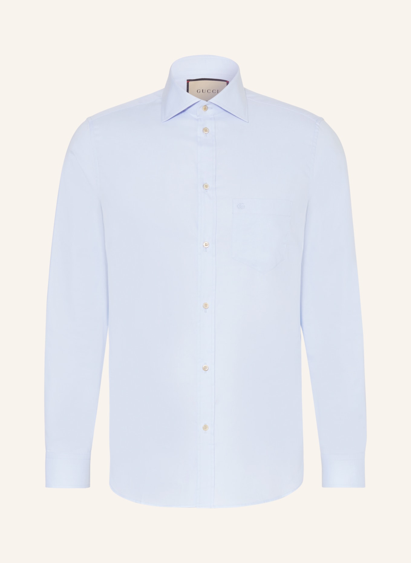 GUCCI Shirt regular fit, Color: LIGHT BLUE (Image 1)