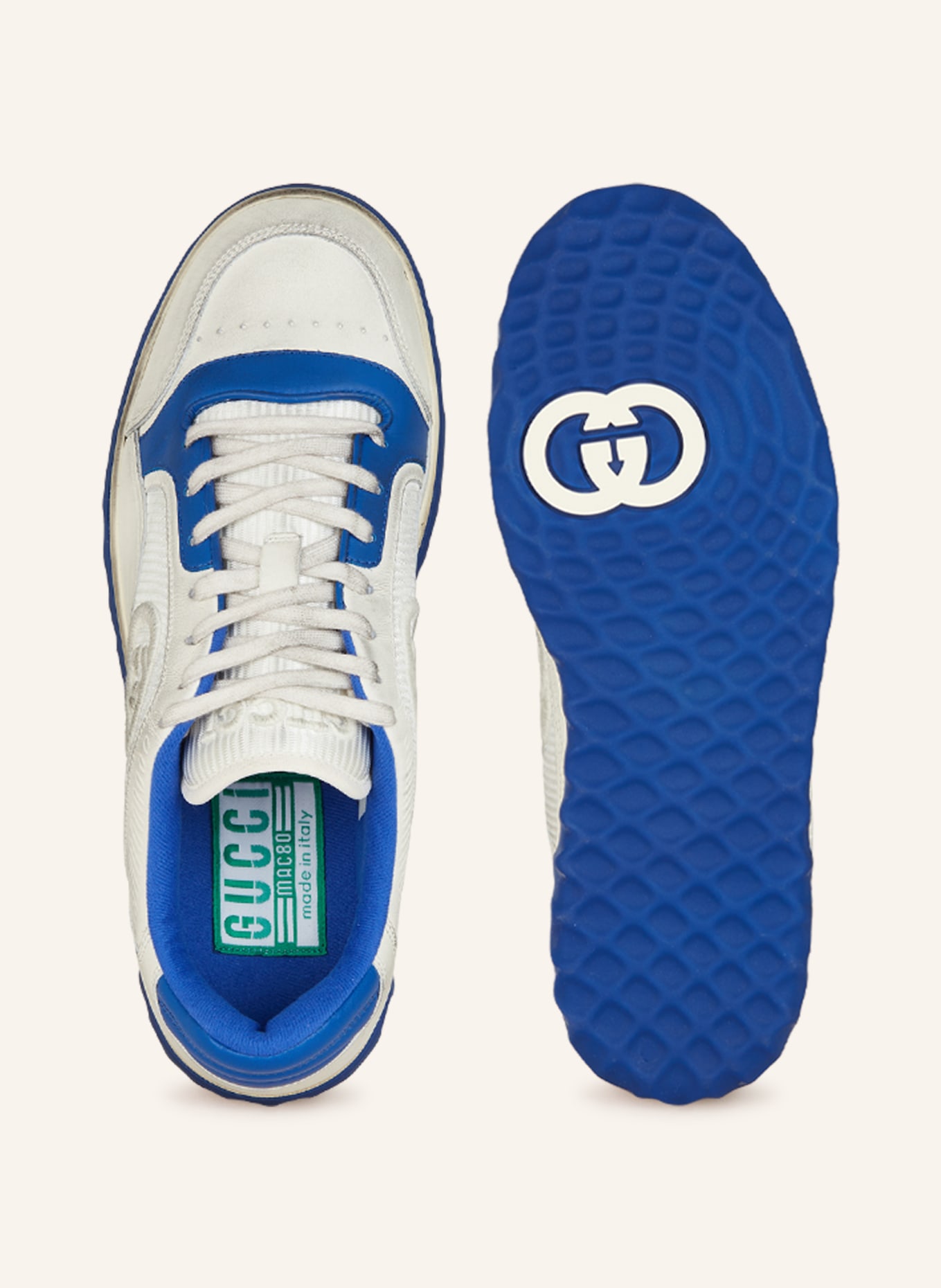 GUCCI Sneakers MAC80, Color: WHITE/ BLUE (Image 5)
