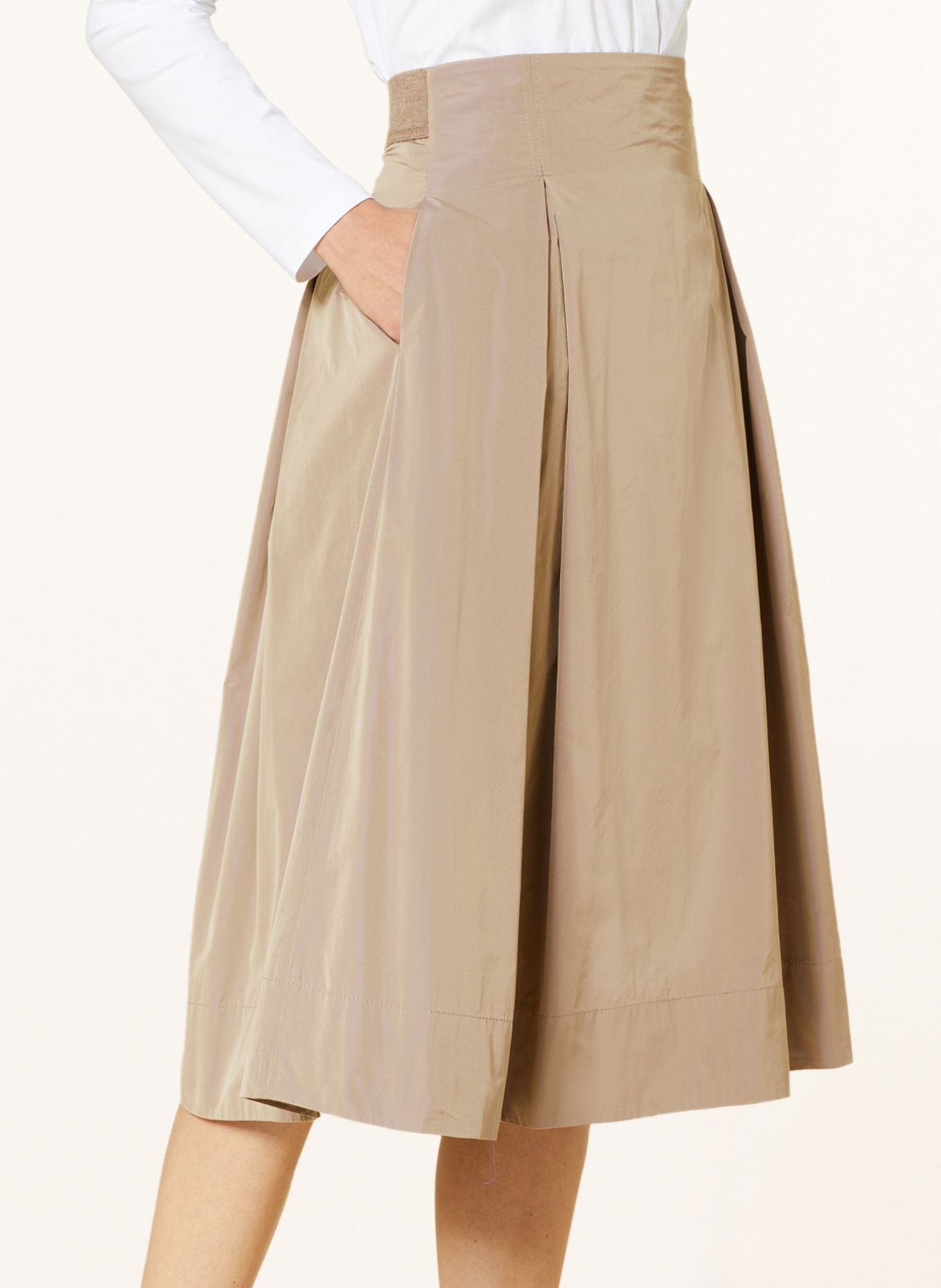 PESERICO Skirt, Color: TAUPE (Image 4)