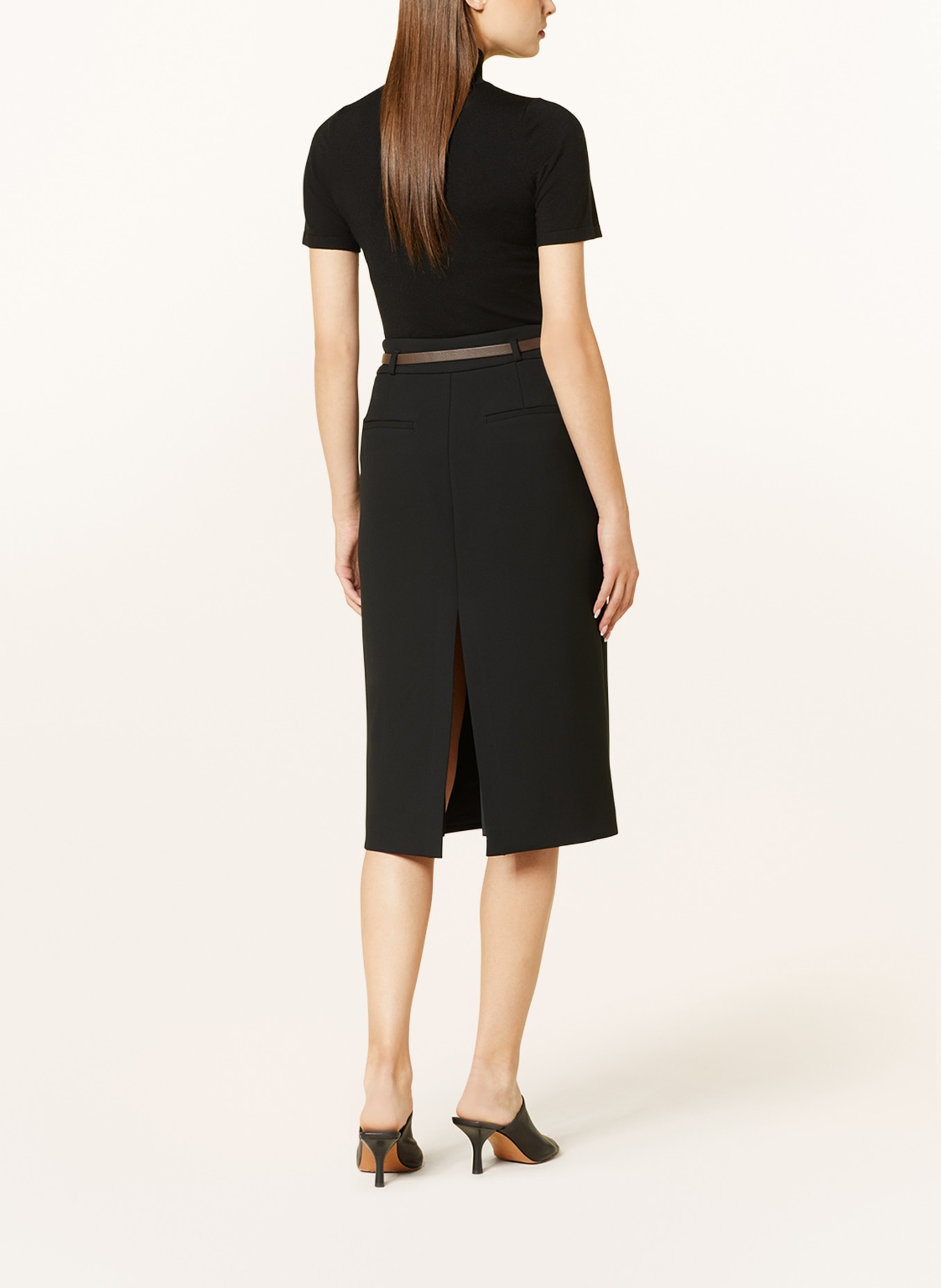 PESERICO Skirt, Color: BLACK (Image 3)
