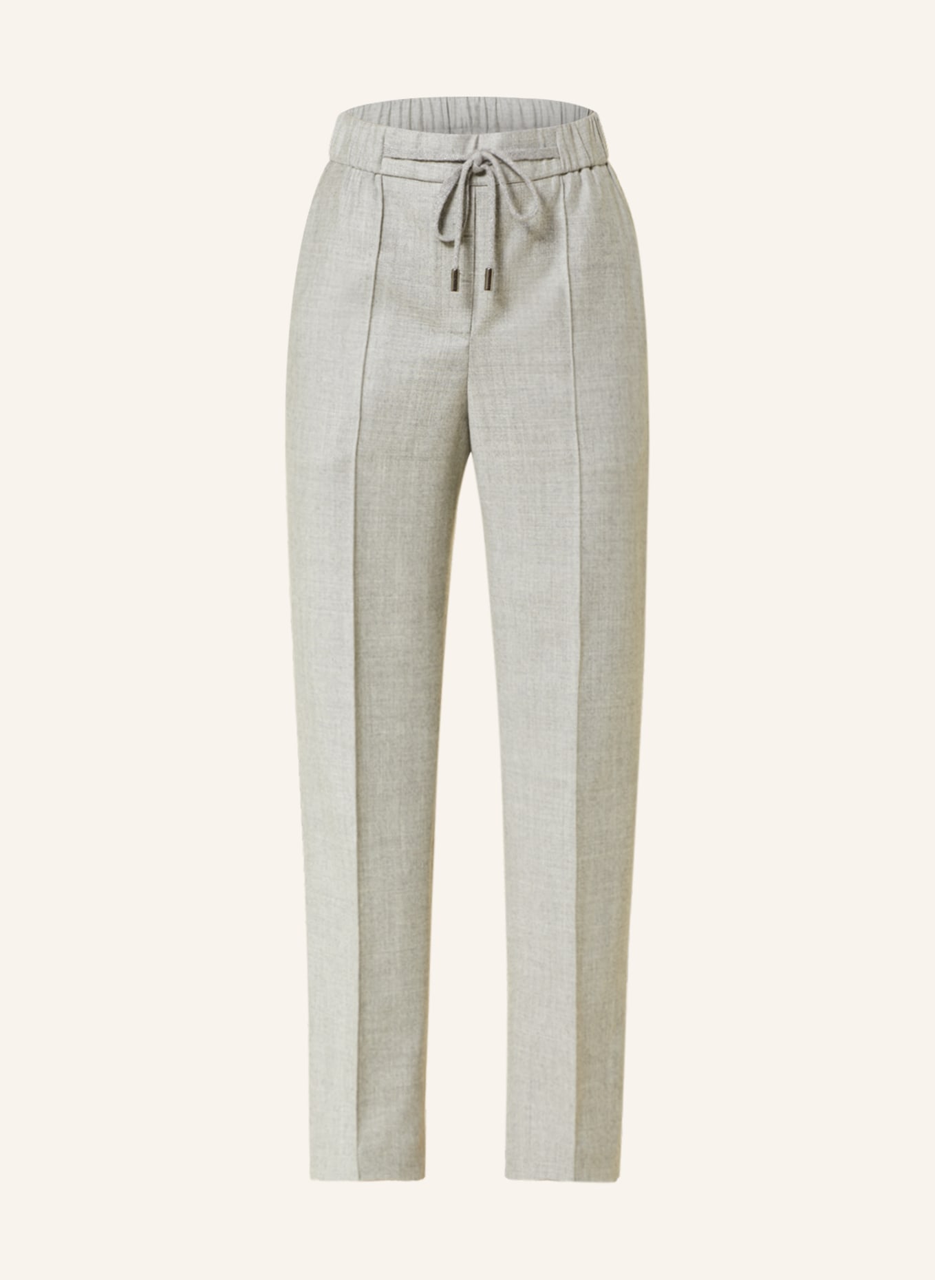PESERICO Trousers with glitter thread, Color: GRAY (Image 1)