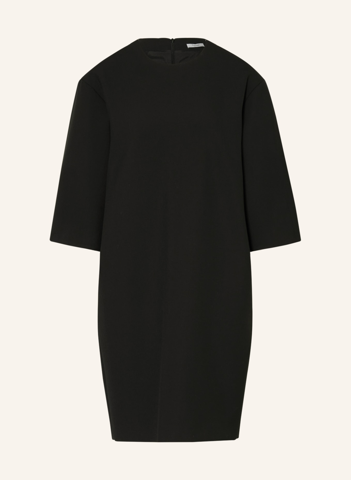 PESERICO Dress with 3/4 sleeves, Color: BLACK (Image 1)