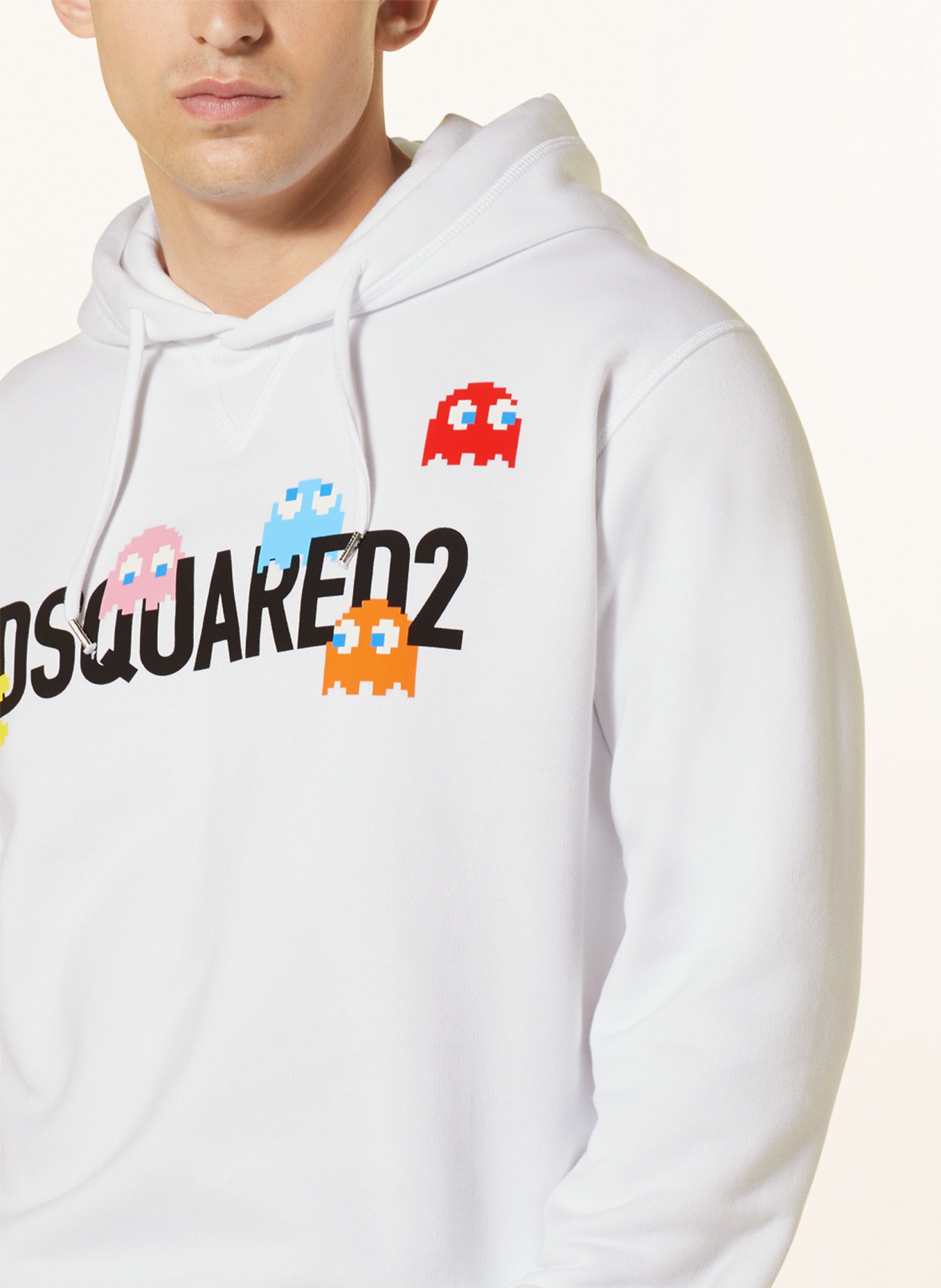 DSQUARED2 Hoodie, Color: WHITE (Image 5)