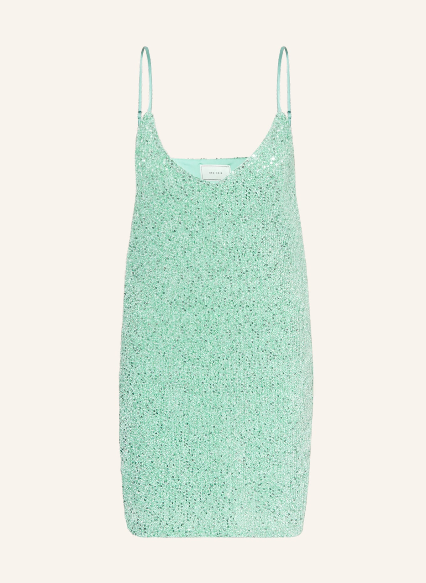 NEO NOIR Kleid SOLISA mit Pailletten, Farbe: MINT (Bild 1)