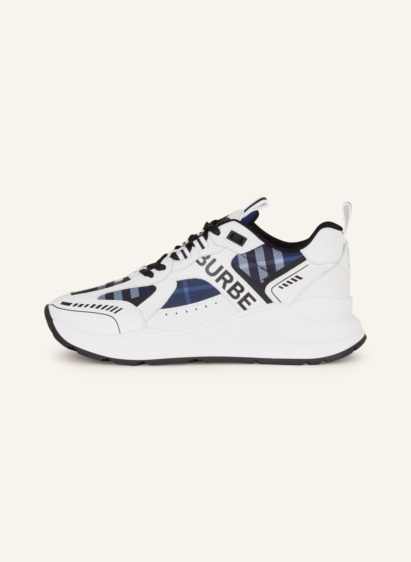 BURBERRY Sneakers SEAN, Color: WHITE/ BLACK/ DARK BLUE (Image 4)