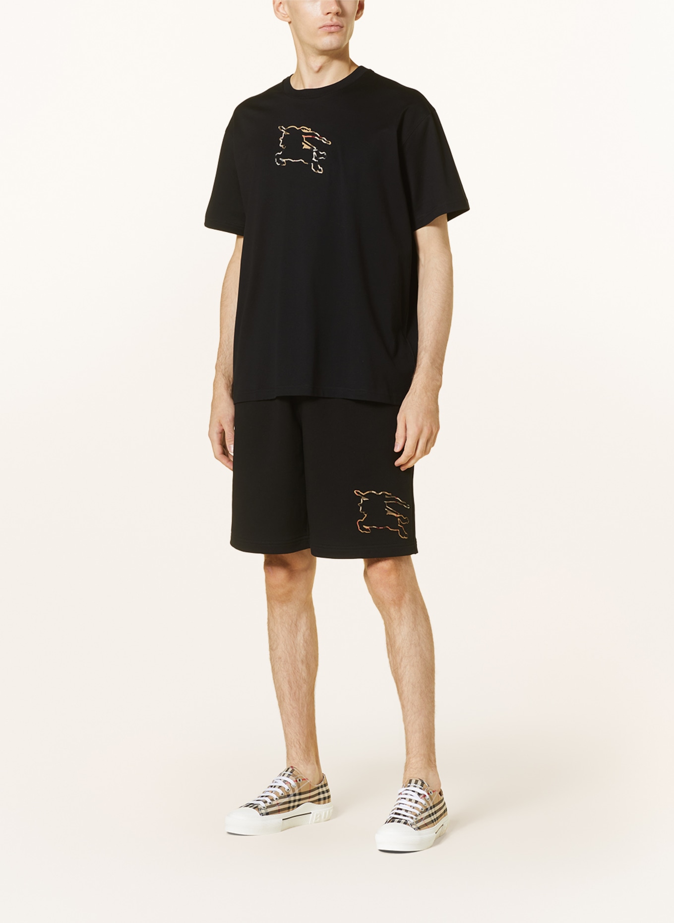 BURBERRY T-shirt PADBURY, Color: BLACK (Image 2)