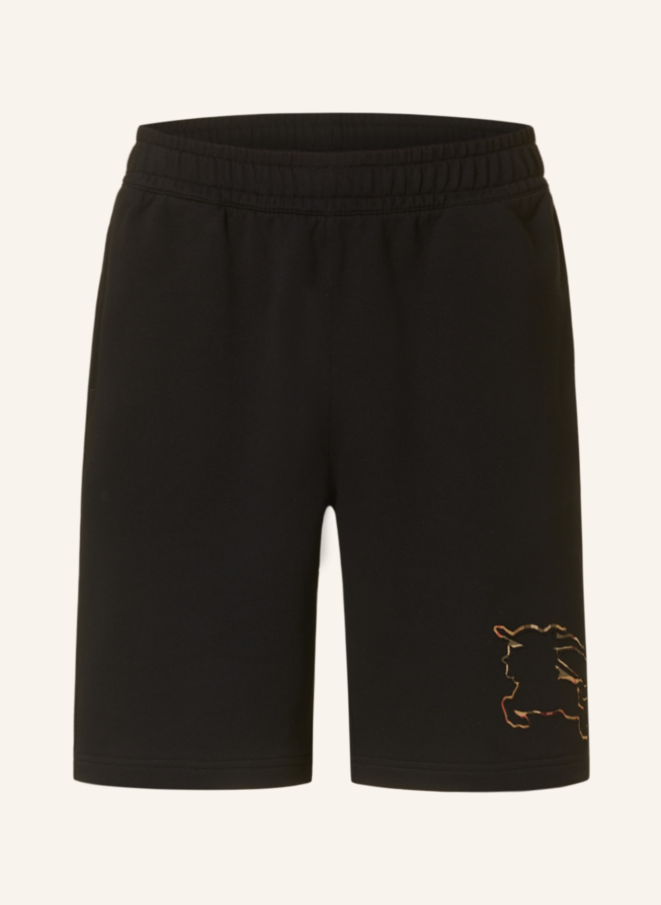 BURBERRY Sweat shorts HORWOOD, Color: BLACK (Image 1)