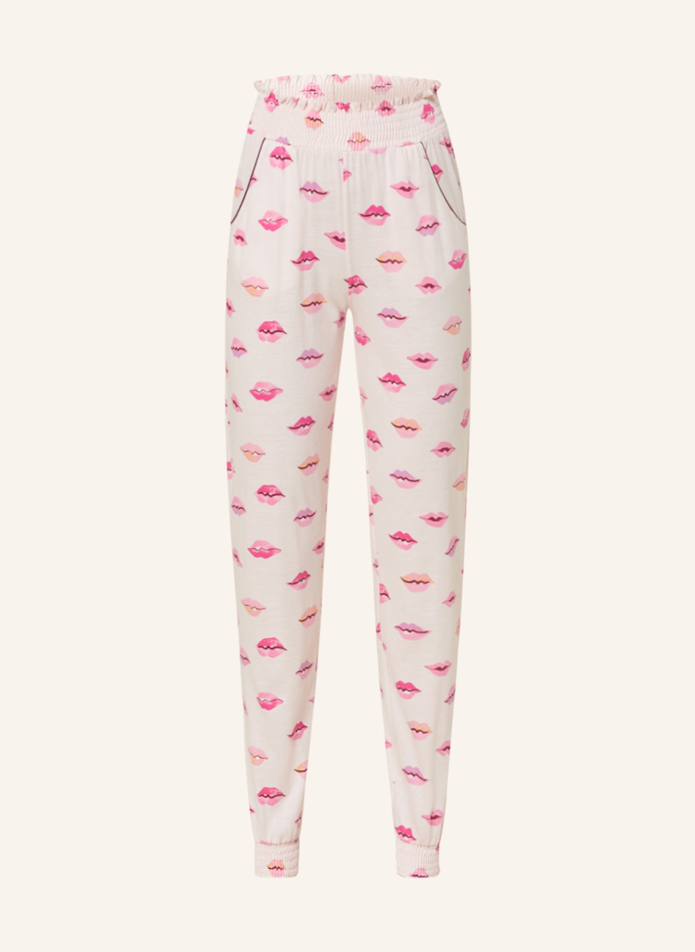 CALIDA Pajama pants FAVOURITES KISS, Color: LIGHT PINK/ PINK (Image 1)