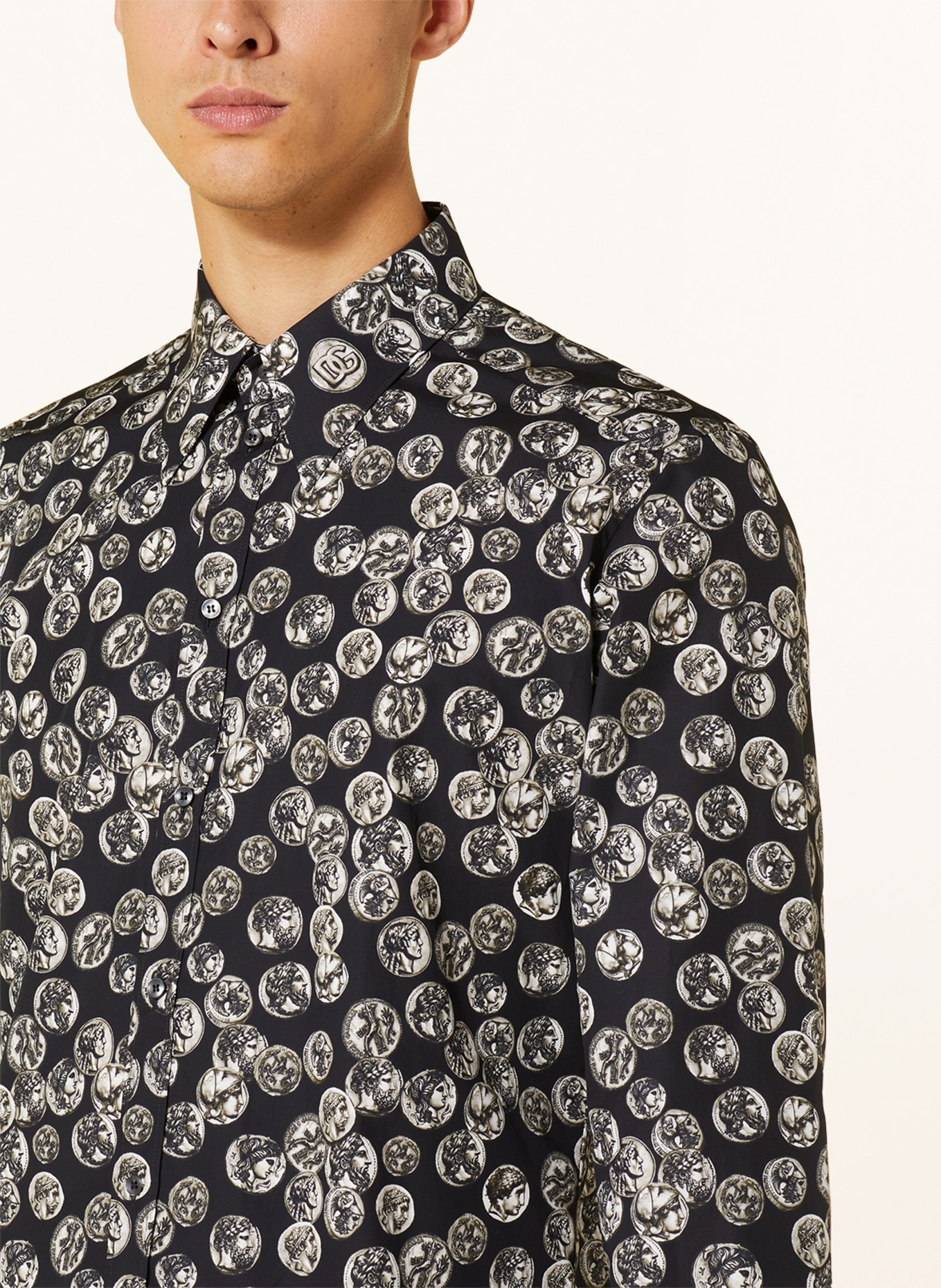 DOLCE & GABBANA Shirt MARTINI regular fit, Color: BLACK (Image 4)