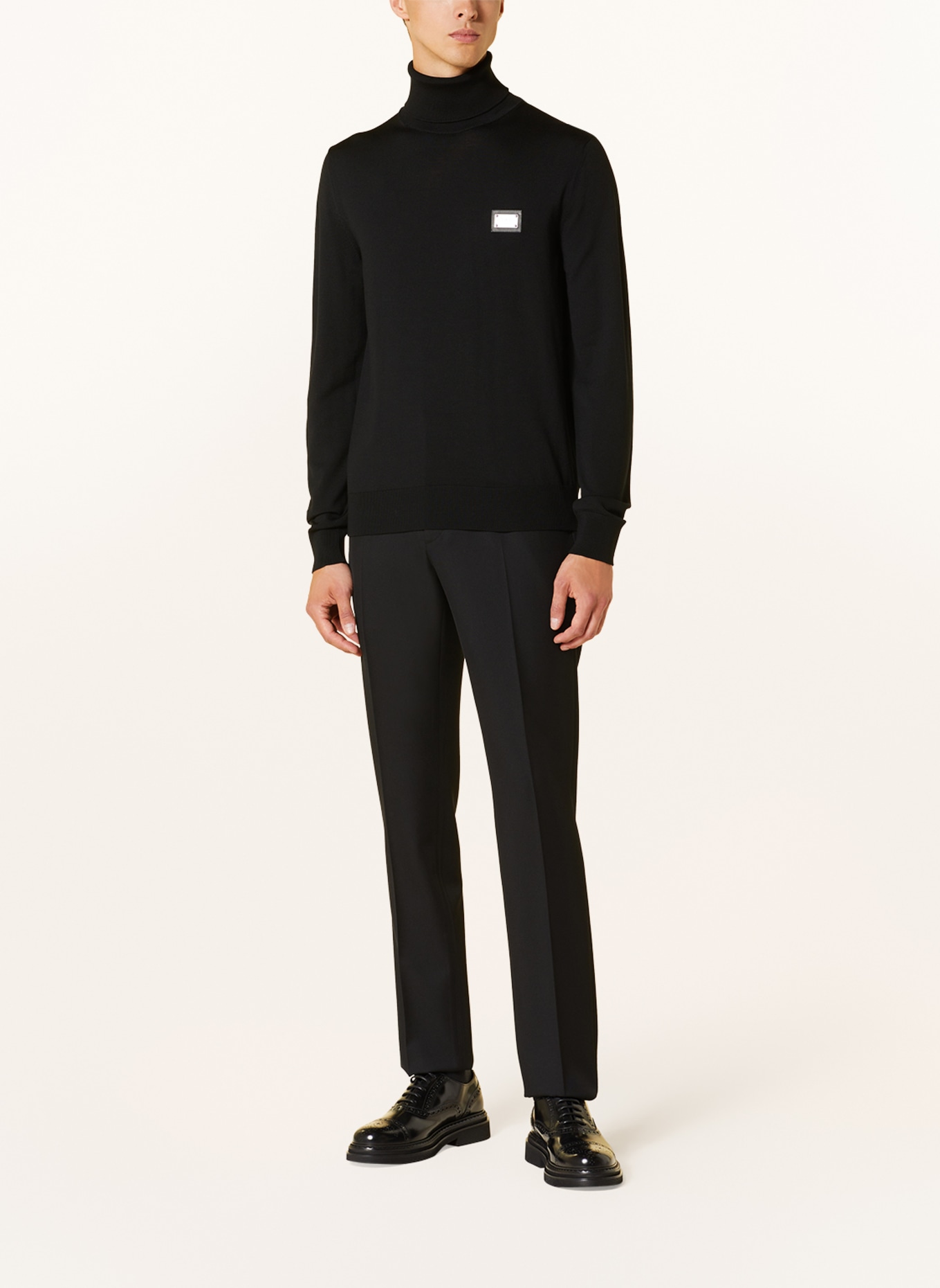 DOLCE & GABBANA Turtleneck sweater, Color: BLACK (Image 2)