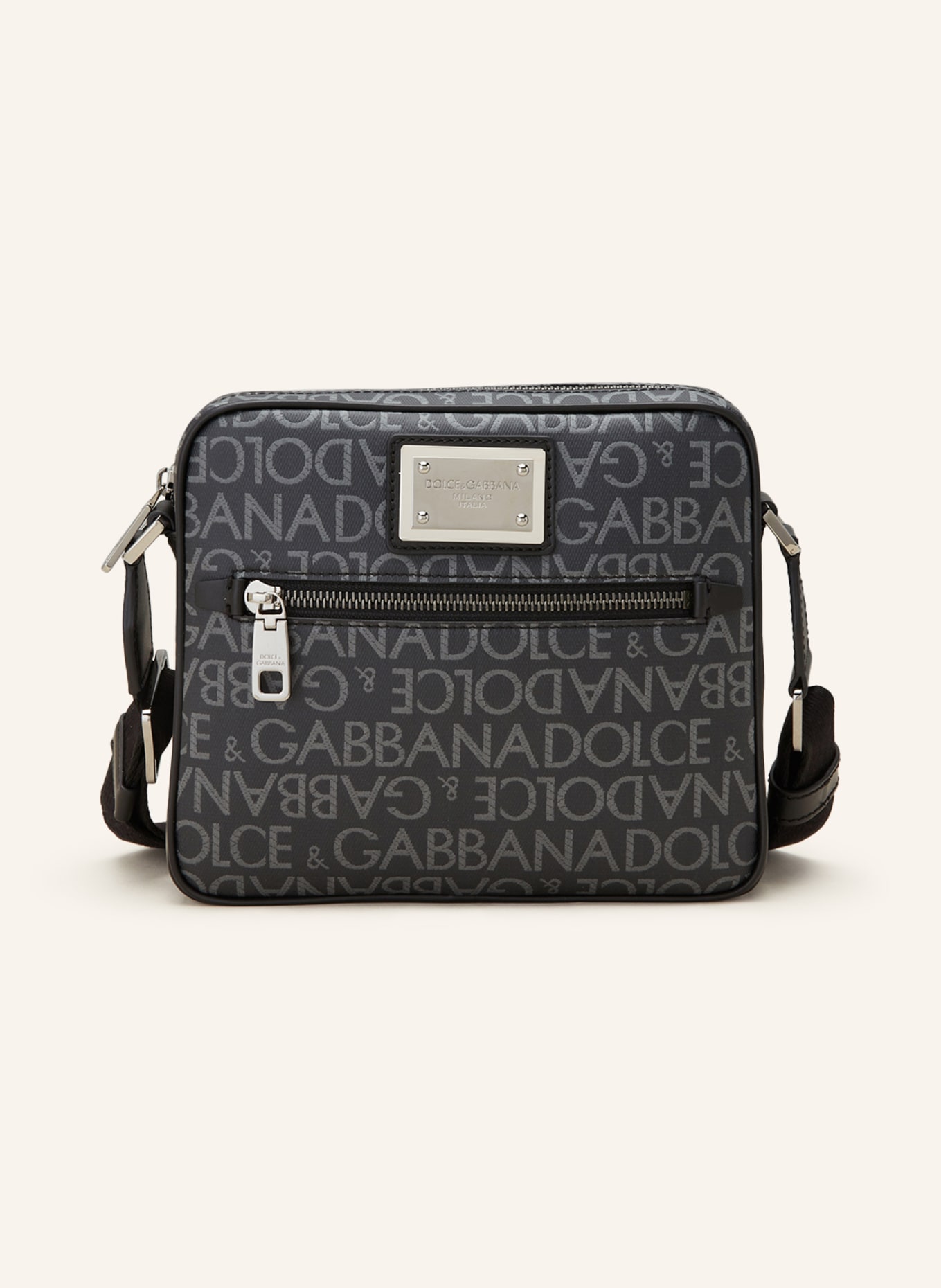 DOLCE & GABBANA Crossbody bag, Color: BLACK/ GRAY (Image 1)