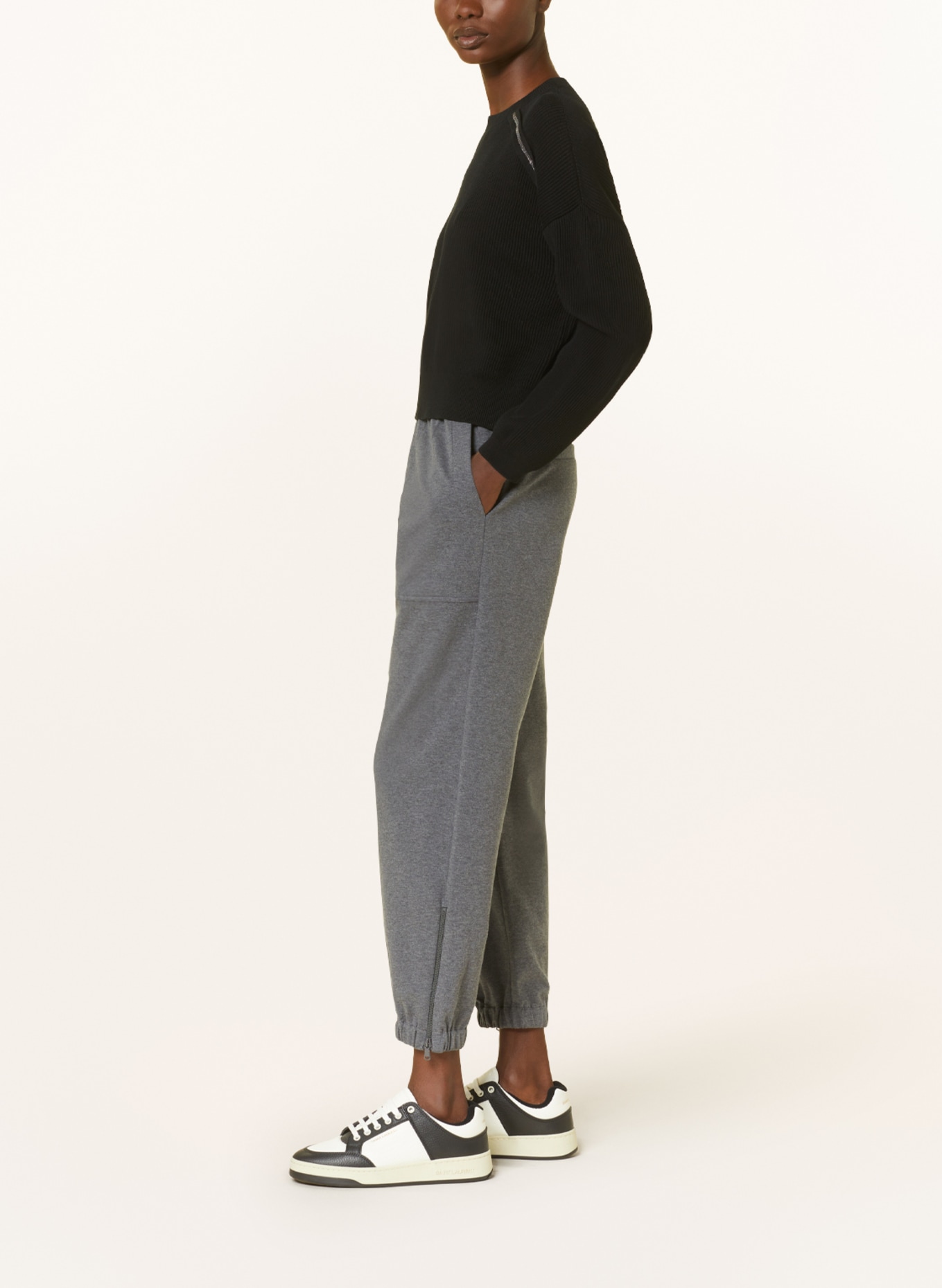 BRUNELLO CUCINELLI Spodnie w stylu dresowym, Kolor: SZARY (Obrazek 4)