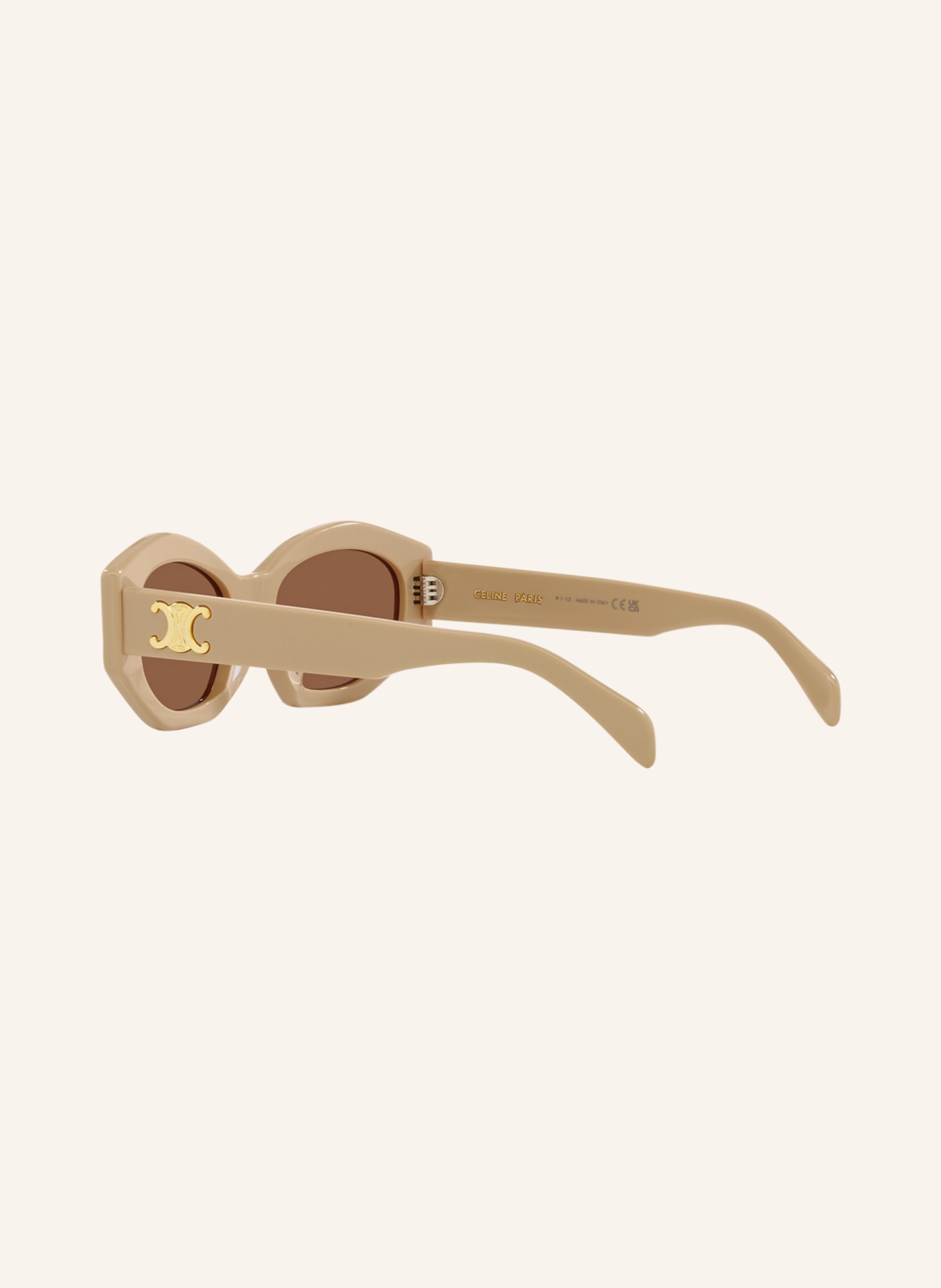 CELINE Sunglasses CL40238U, Color: 1100D1 - BEIGE/ BROWN (Image 4)