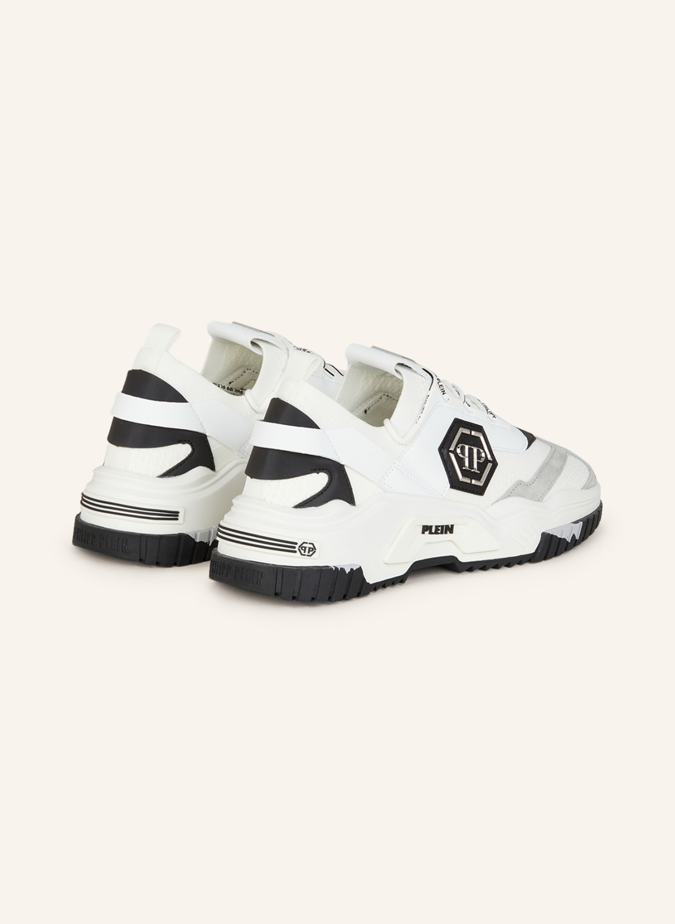 PHILIPP PLEIN Sneakers PREDATOR, Color: WHITE/ BLACK (Image 2)