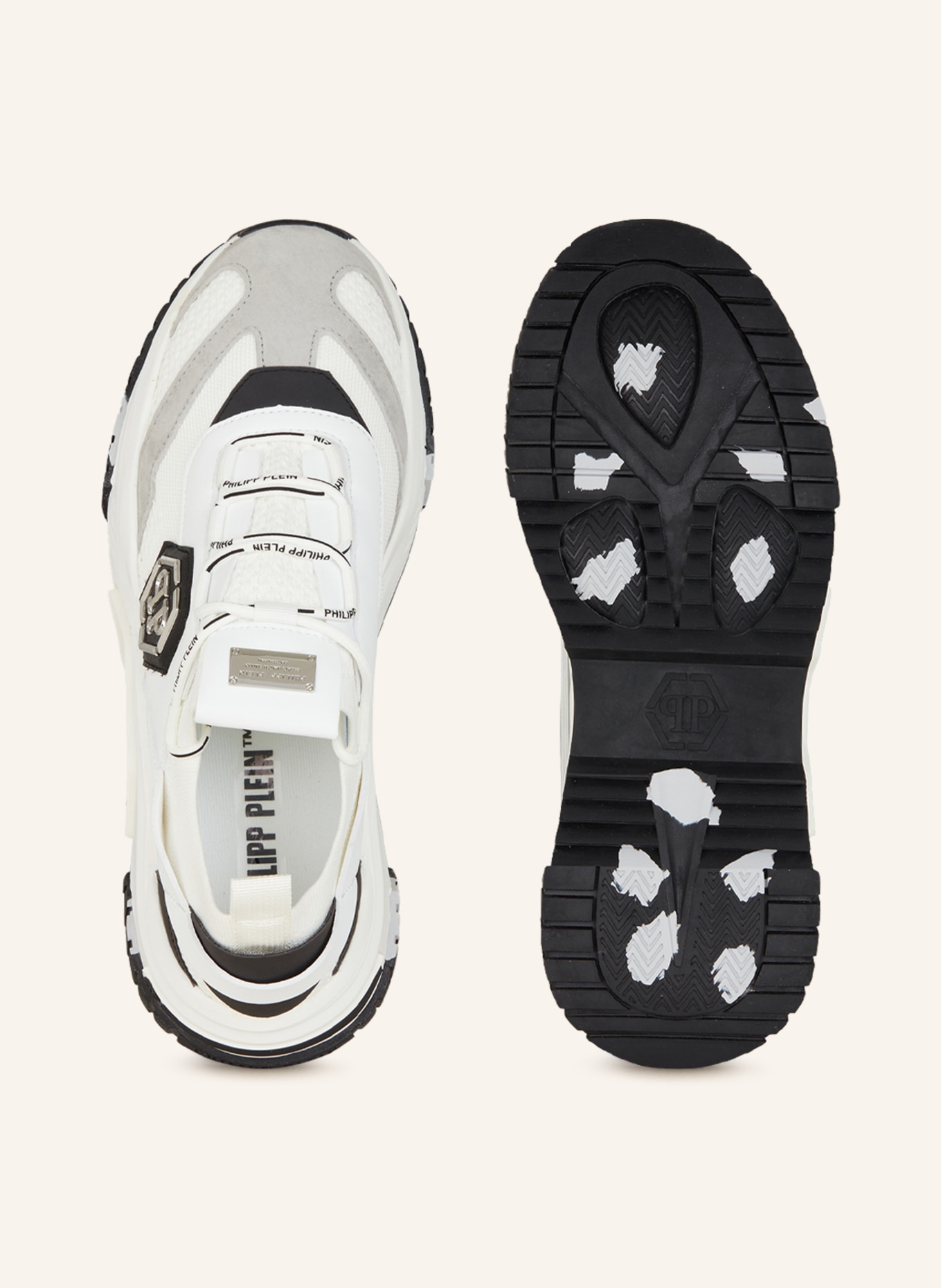 PHILIPP PLEIN Sneakers PREDATOR, Color: WHITE/ BLACK (Image 5)