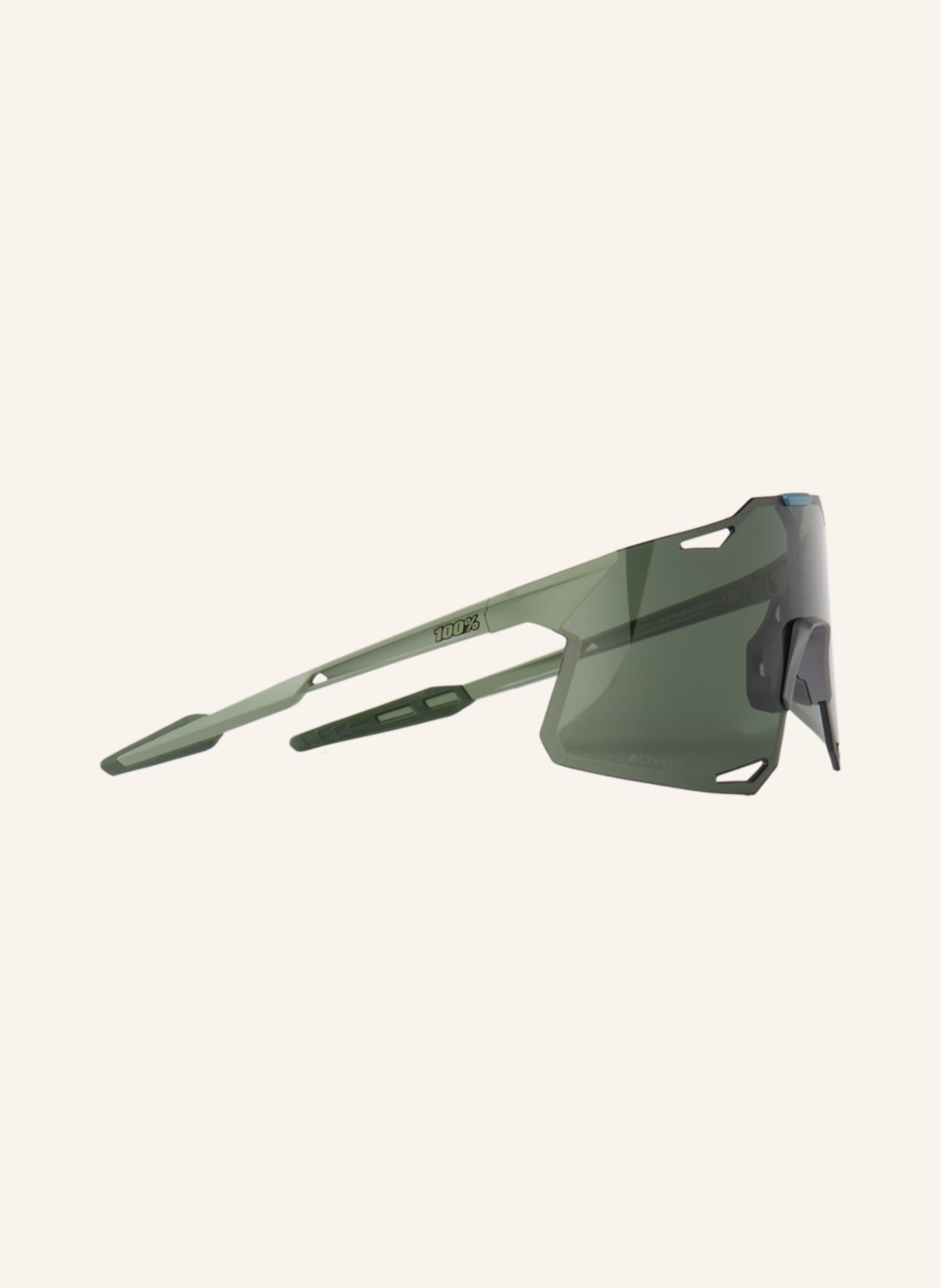 MAAP Cycling glasses MAAP x 100% HYPERCRAFT, Color: GREEN/GREEN (Image 3)