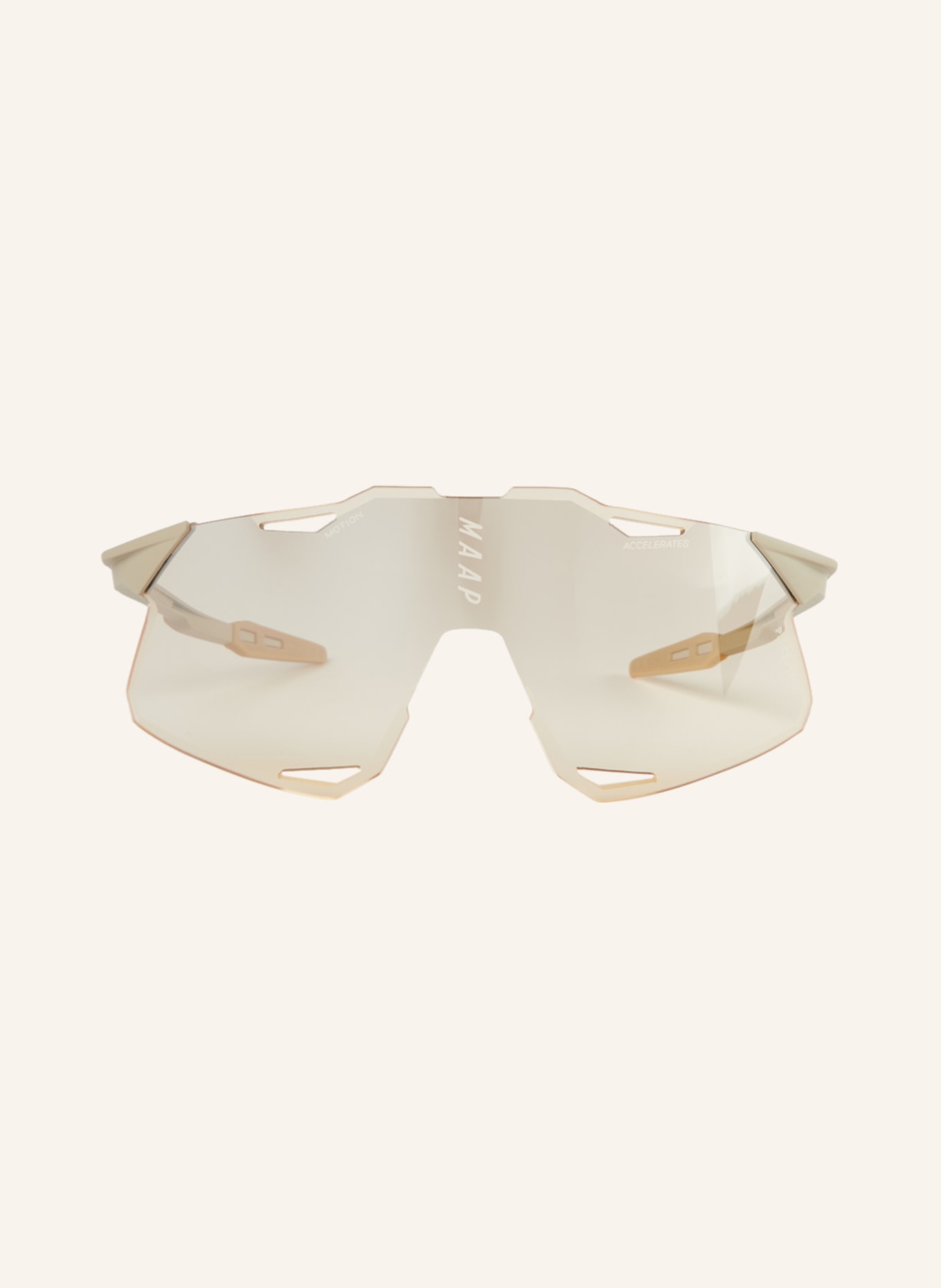 MAAP Cycling glasses MAAP x 100% HYPERCRAFT, Color: TAUPE/BROWN (Image 2)