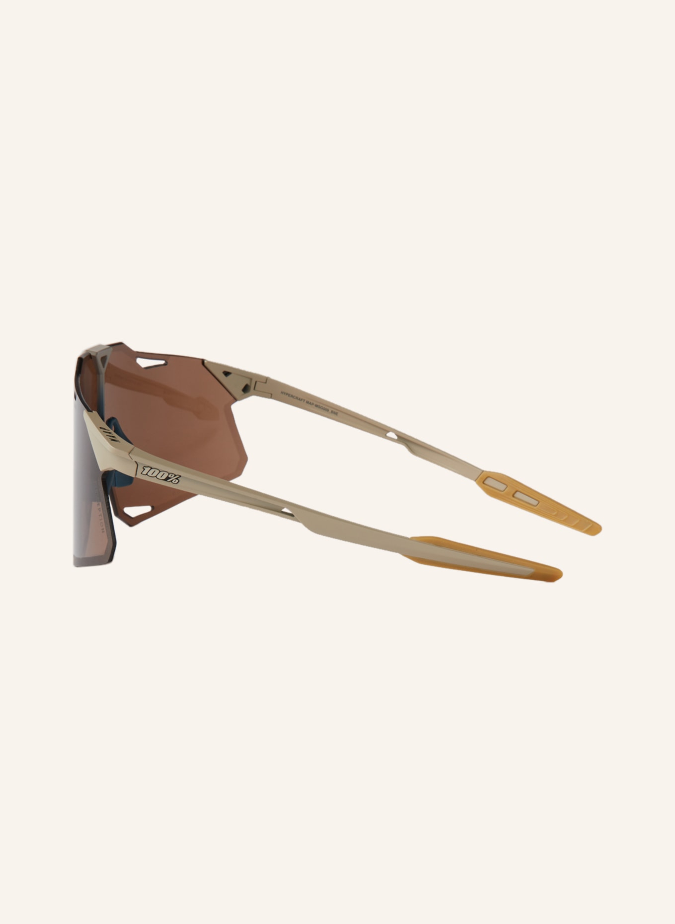 MAAP Cycling glasses MAAP x 100% HYPERCRAFT, Color: TAUPE/BROWN (Image 4)
