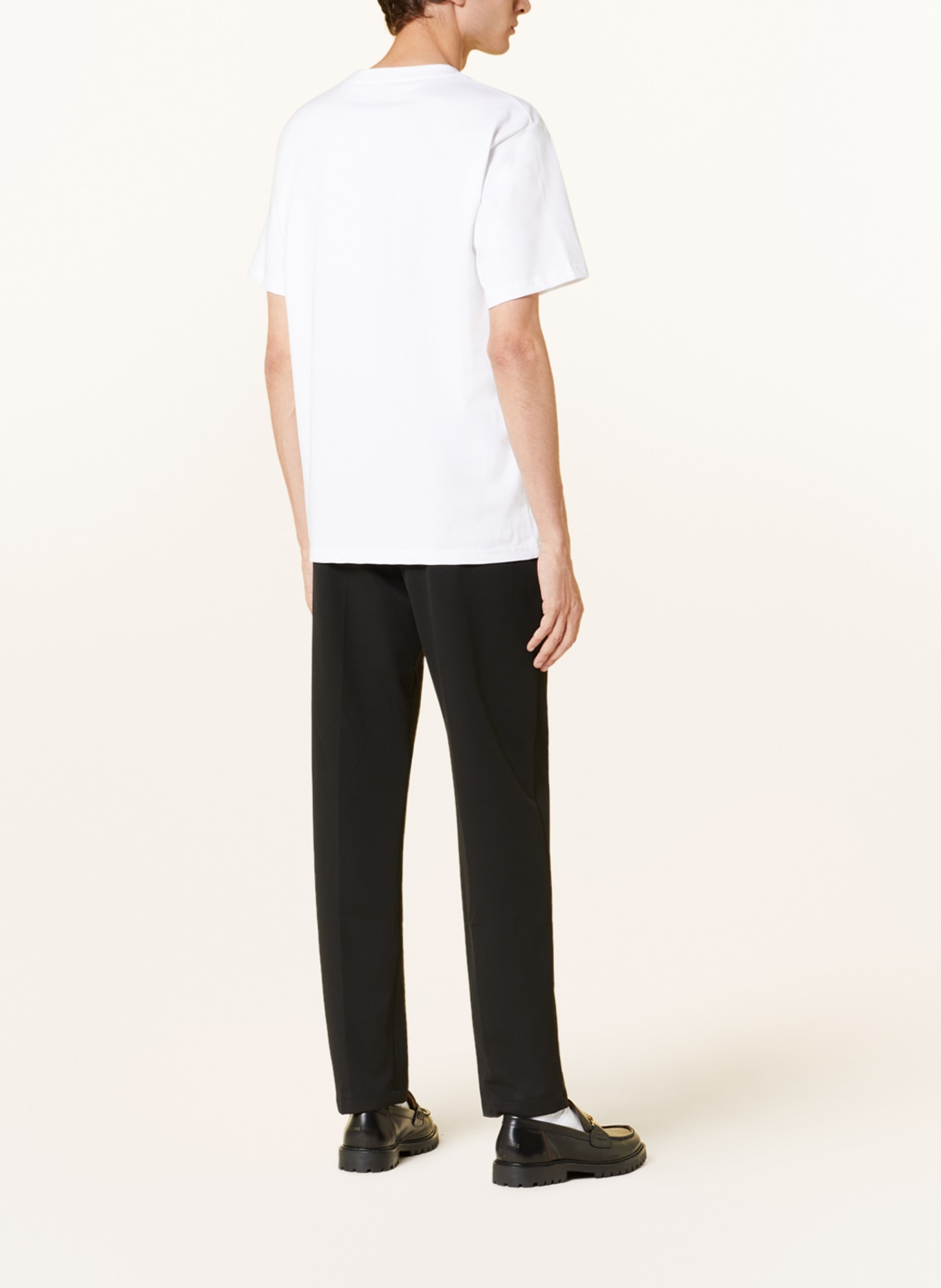 LES DEUX T-shirt AMETORA, Color: WHITE/ BLACK (Image 3)
