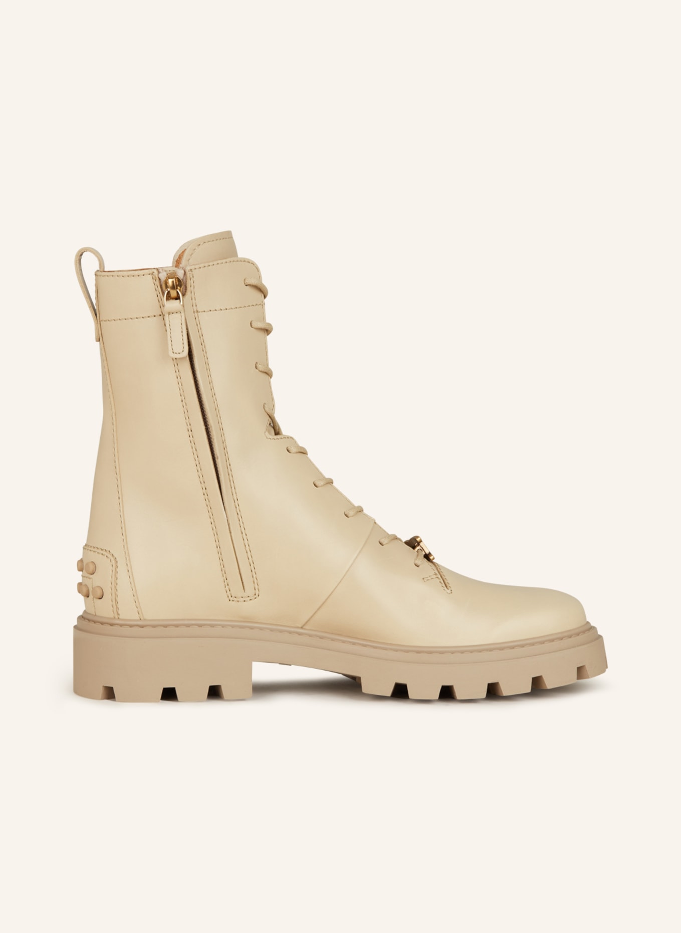 TOD'S Lace-up boots, Color: BEIGE (Image 5)