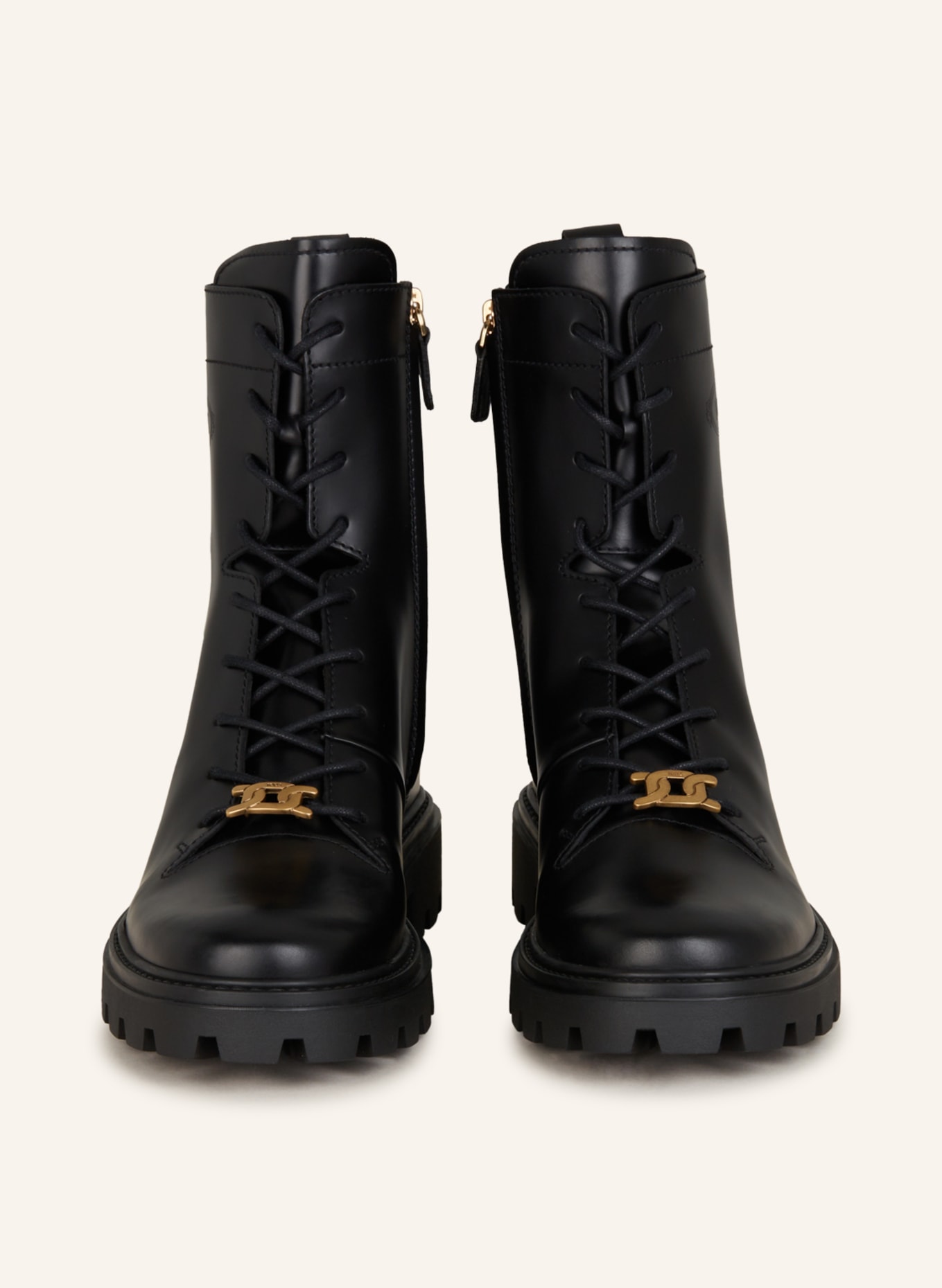 TOD'S Lace-up boots, Color: BLACK (Image 3)