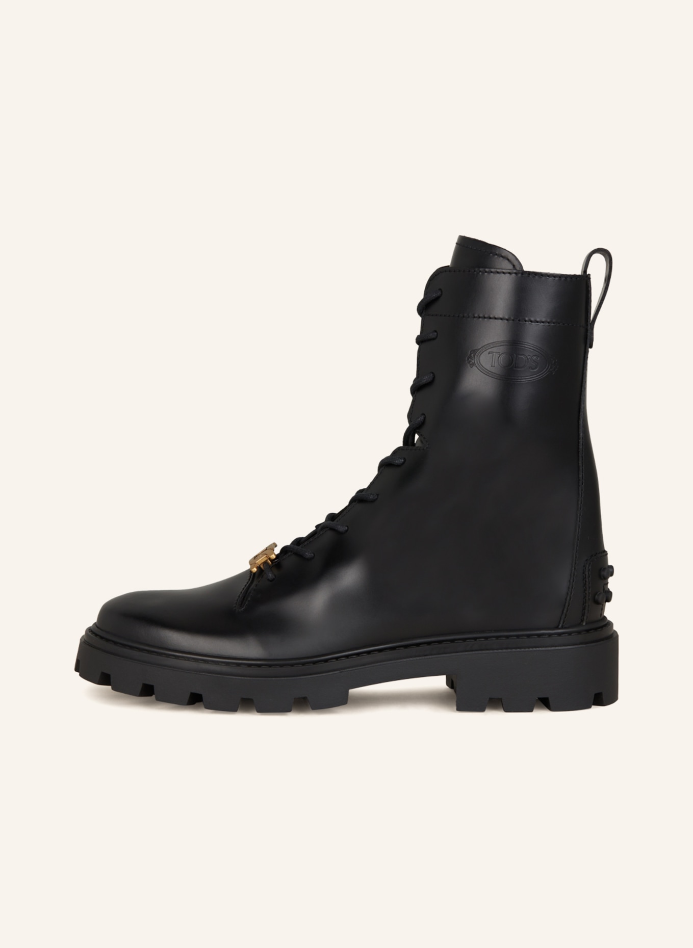 TOD'S Lace-up boots, Color: BLACK (Image 4)