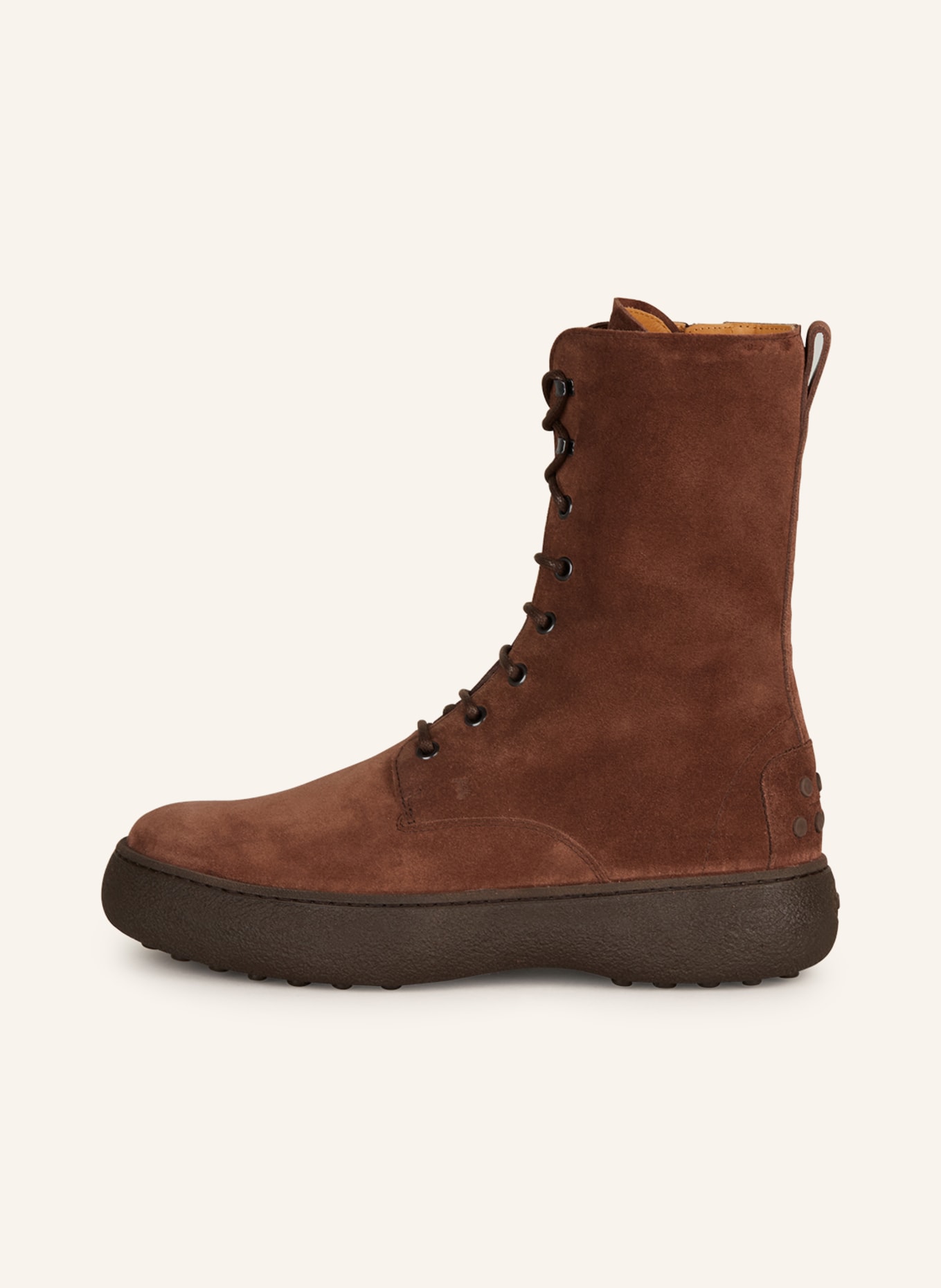 TOD'S Lace-up boots WINTER GOMMINO, Color: BROWN (Image 4)