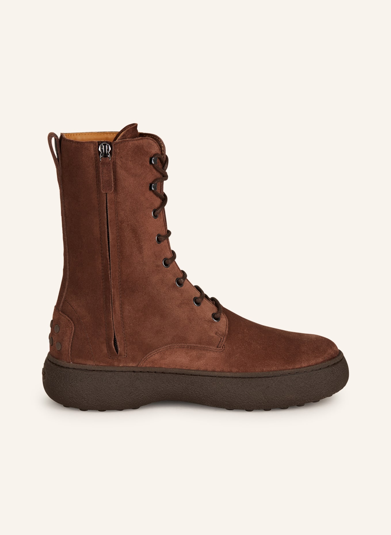 TOD'S Lace-up boots WINTER GOMMINO, Color: BROWN (Image 5)