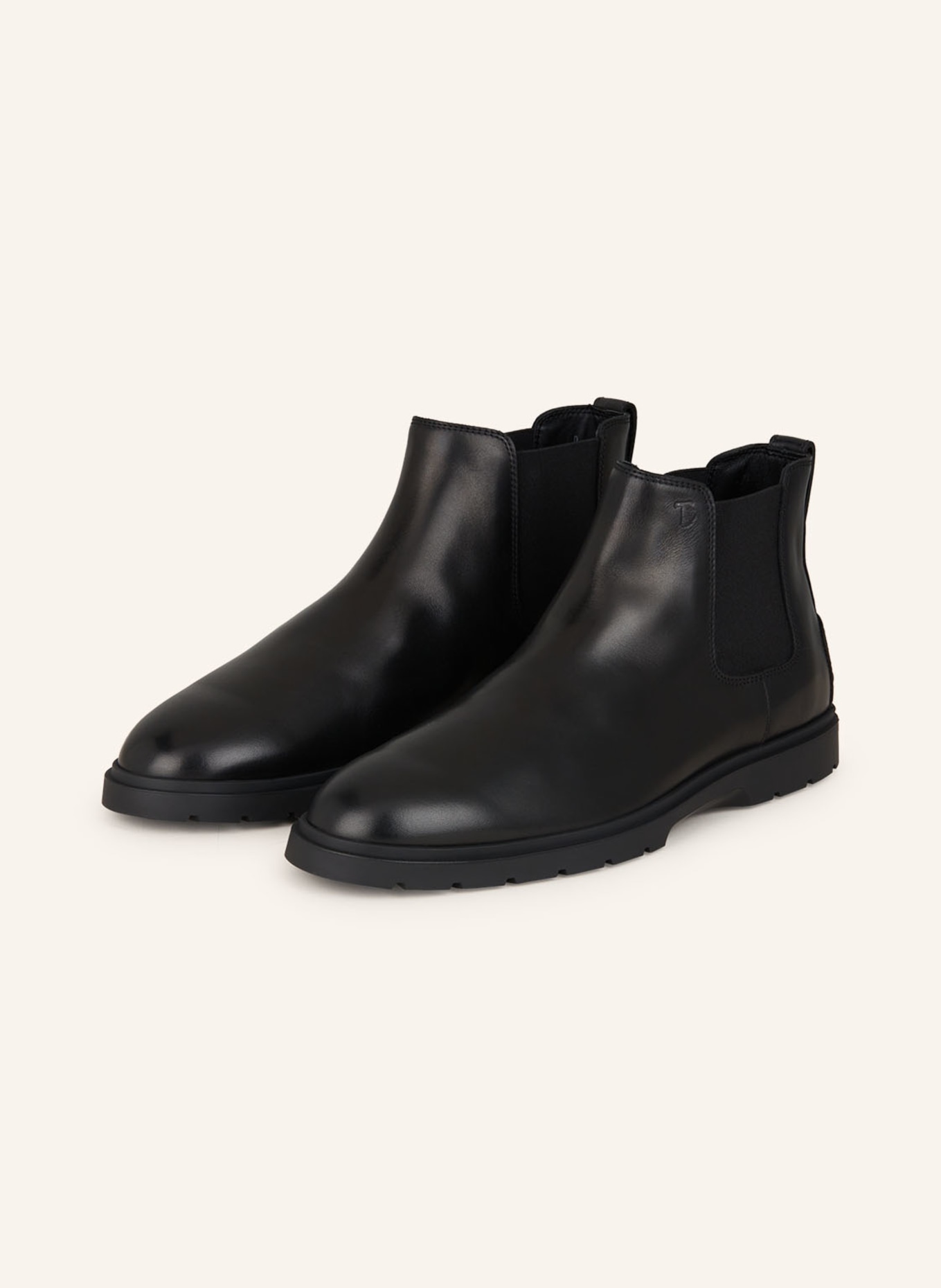 TOD'S Chelsea boots, Color: BLACK (Image 1)