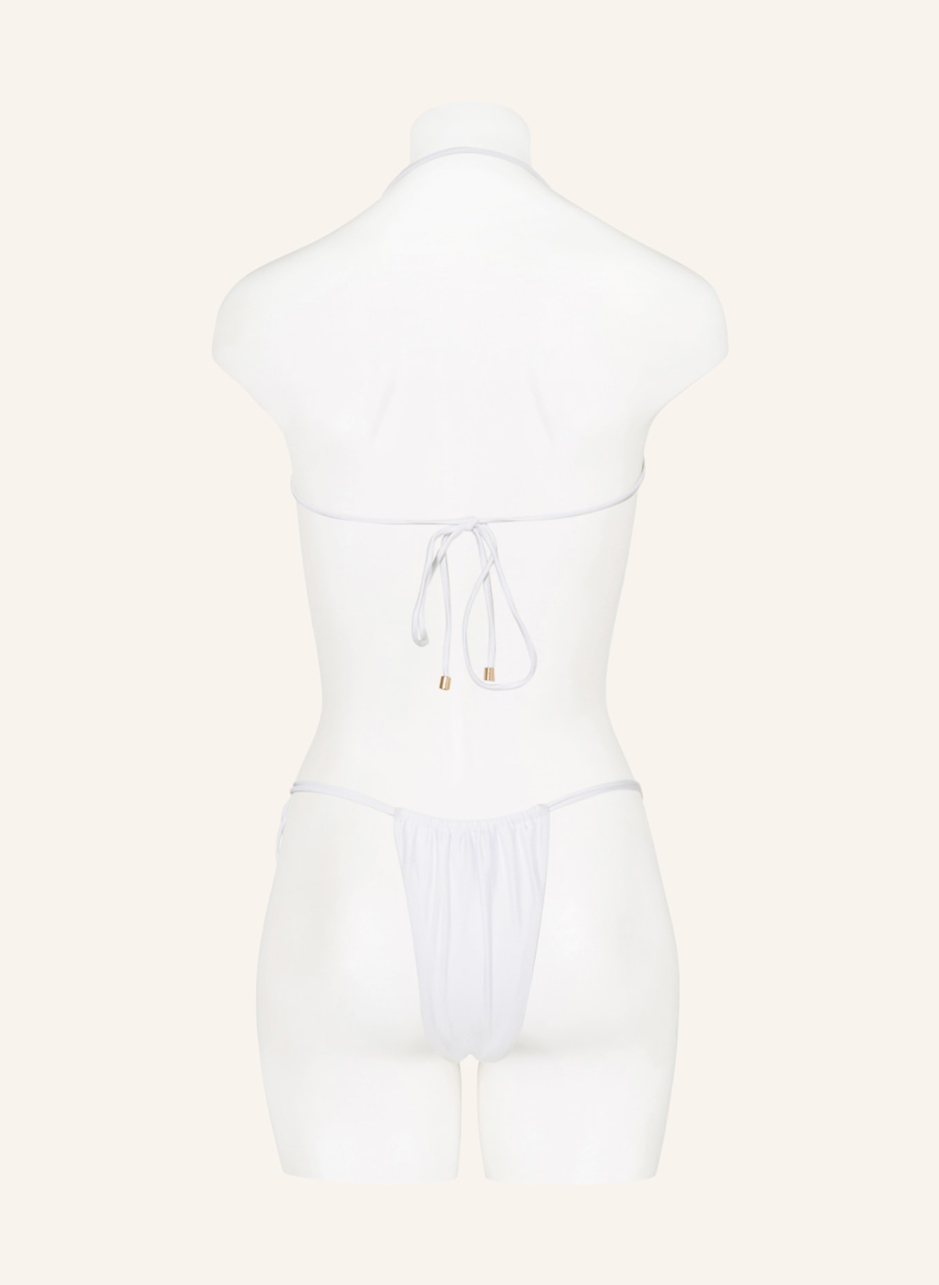 JANTHEE Berlin Triangle bikini bottoms IVY, Color: WHITE (Image 3)