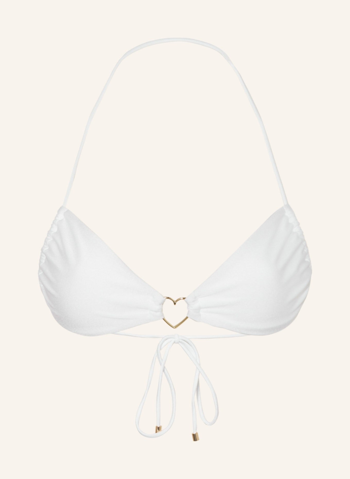 JANTHEE Berlin Bralette bikini top RAVILA, Color: WHITE (Image 1)