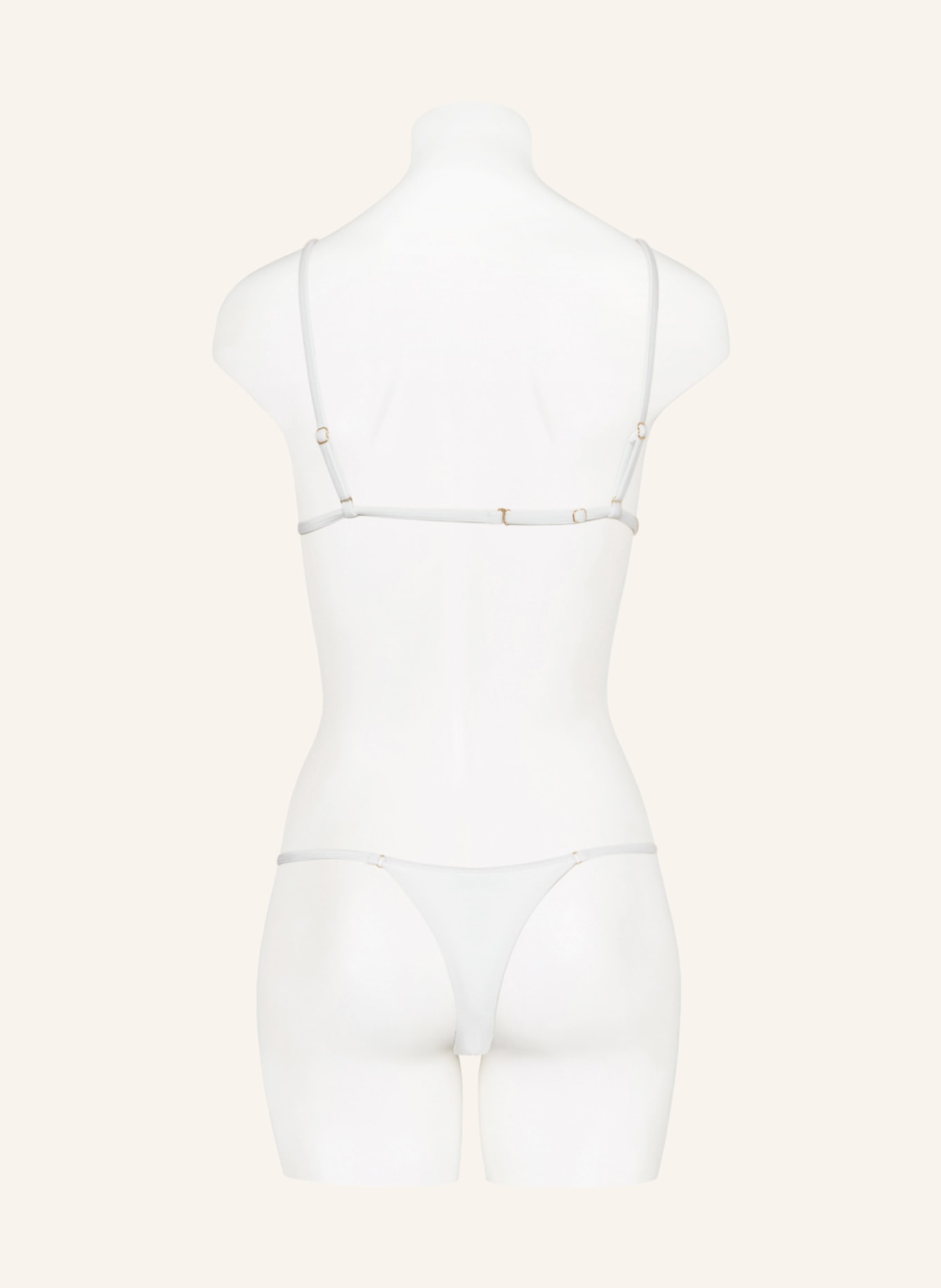 JANTHEE Berlin Triangle bikini bottoms SHEELA, Color: WHITE (Image 3)