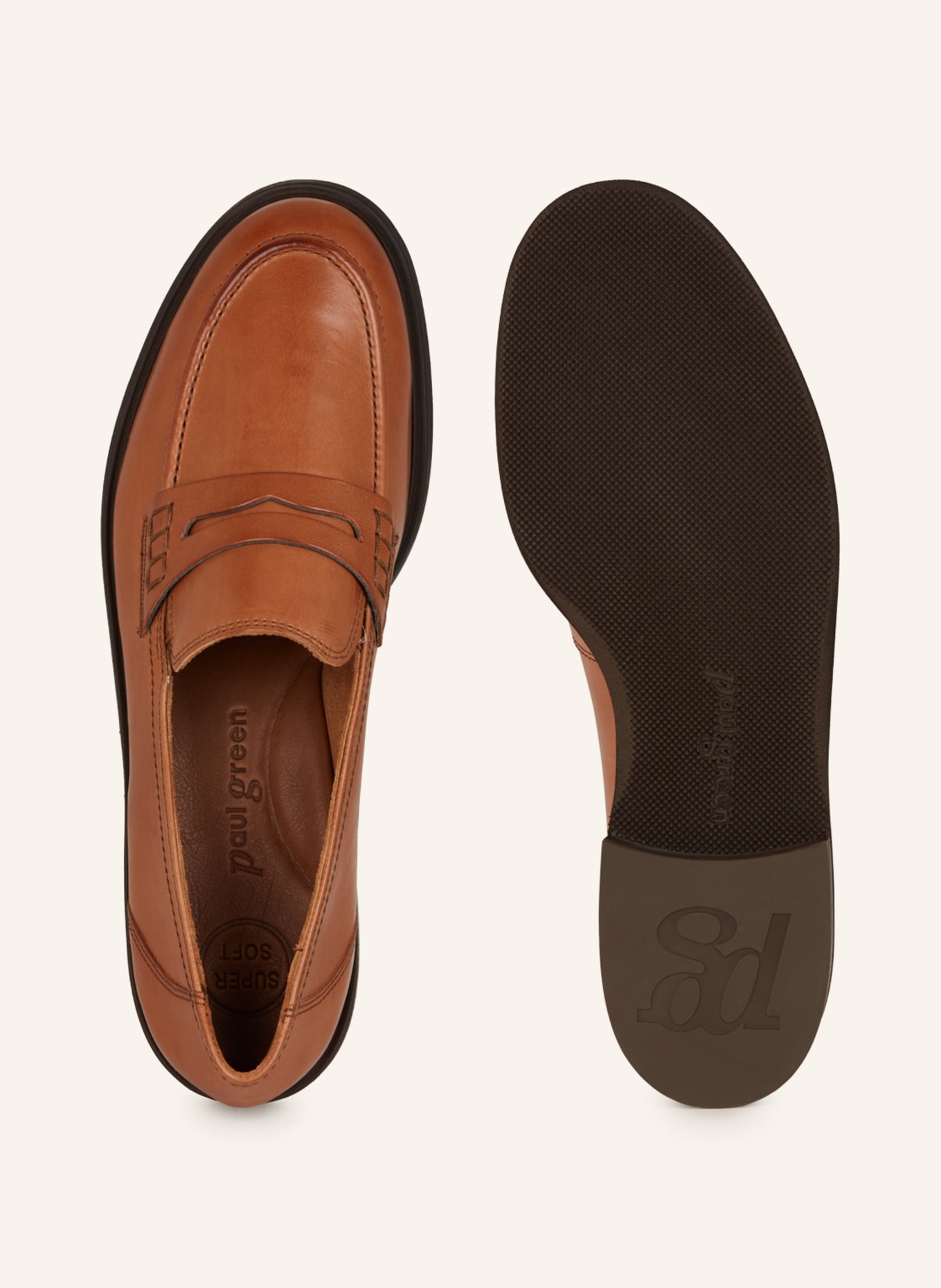 paul green Penny loafers, Color: BROWN (Image 5)