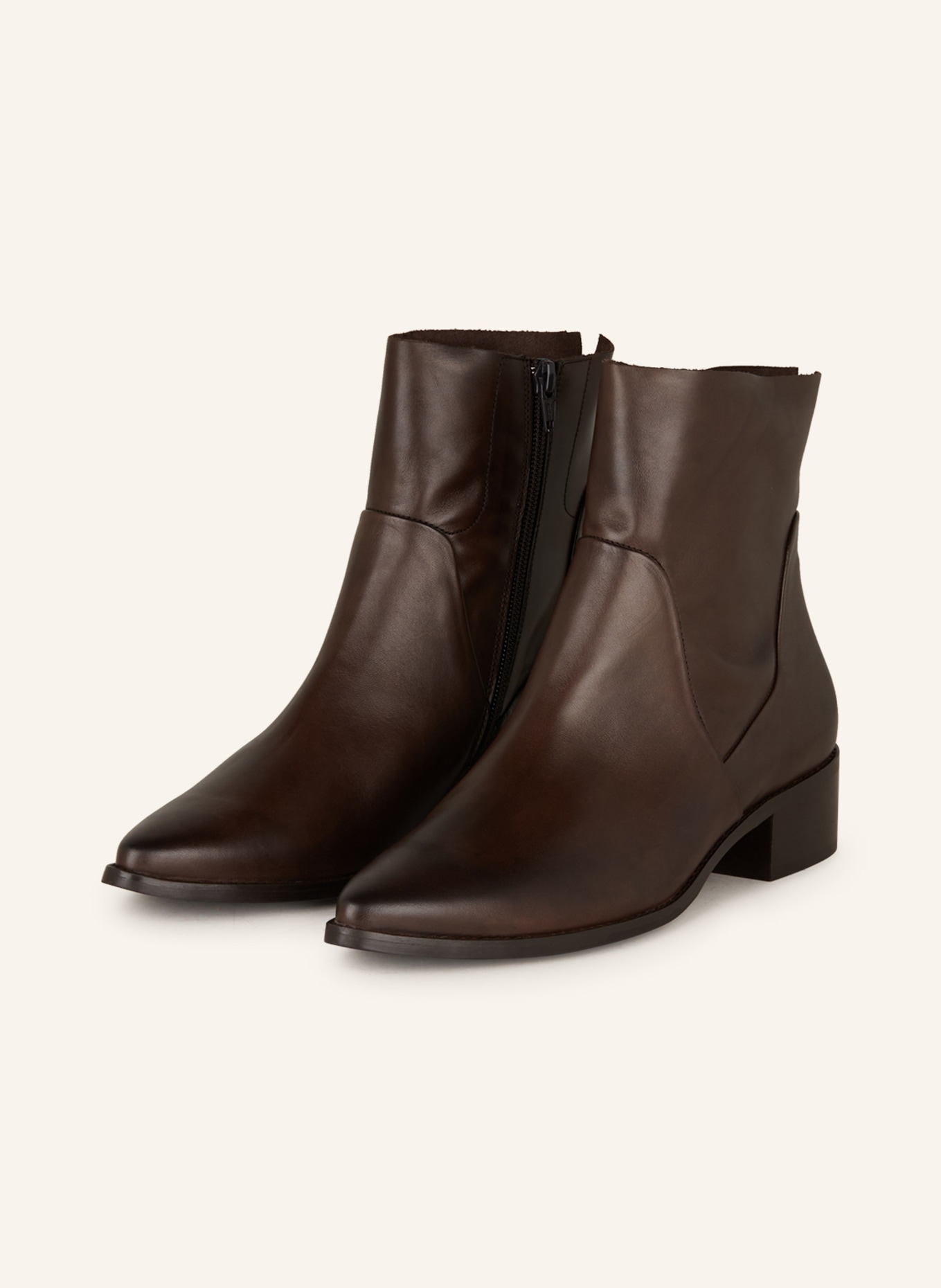 paul green Ankle boots, Color: DARK BROWN (Image 1)