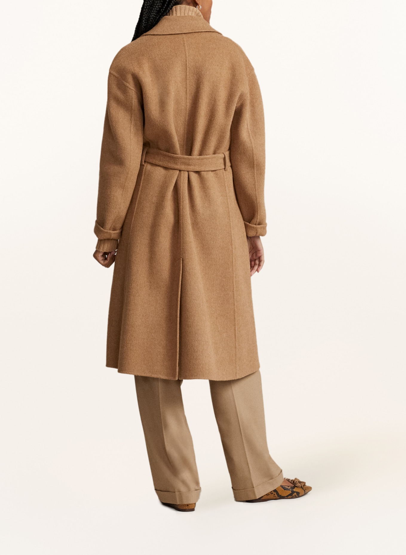 POLO RALPH LAUREN Wool coat, Color: CAMEL (Image 3)