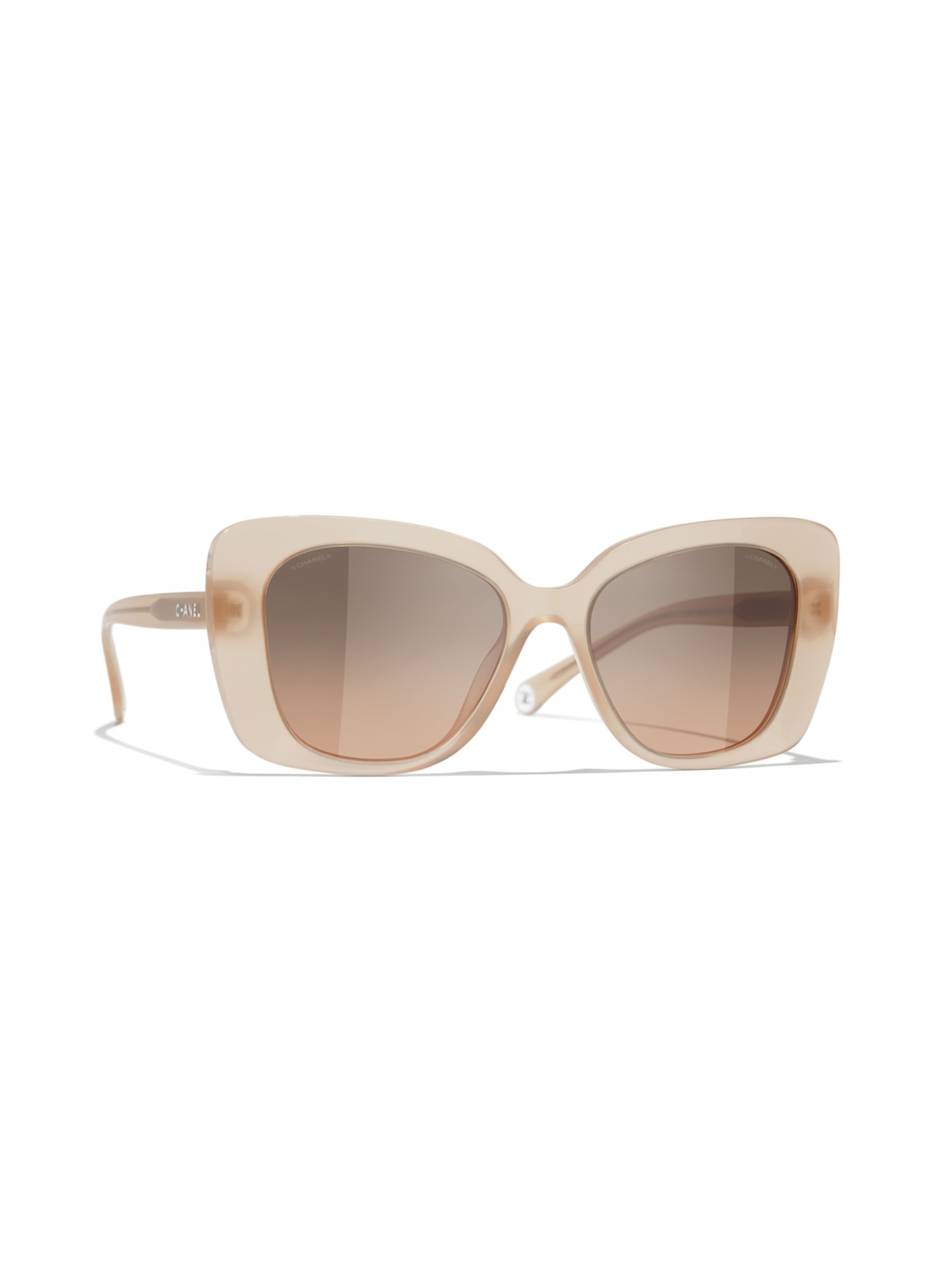 CHANEL Square sunglasses, Color: 173143 - BEIGE/ BROWN GRADIENT (Image 1)