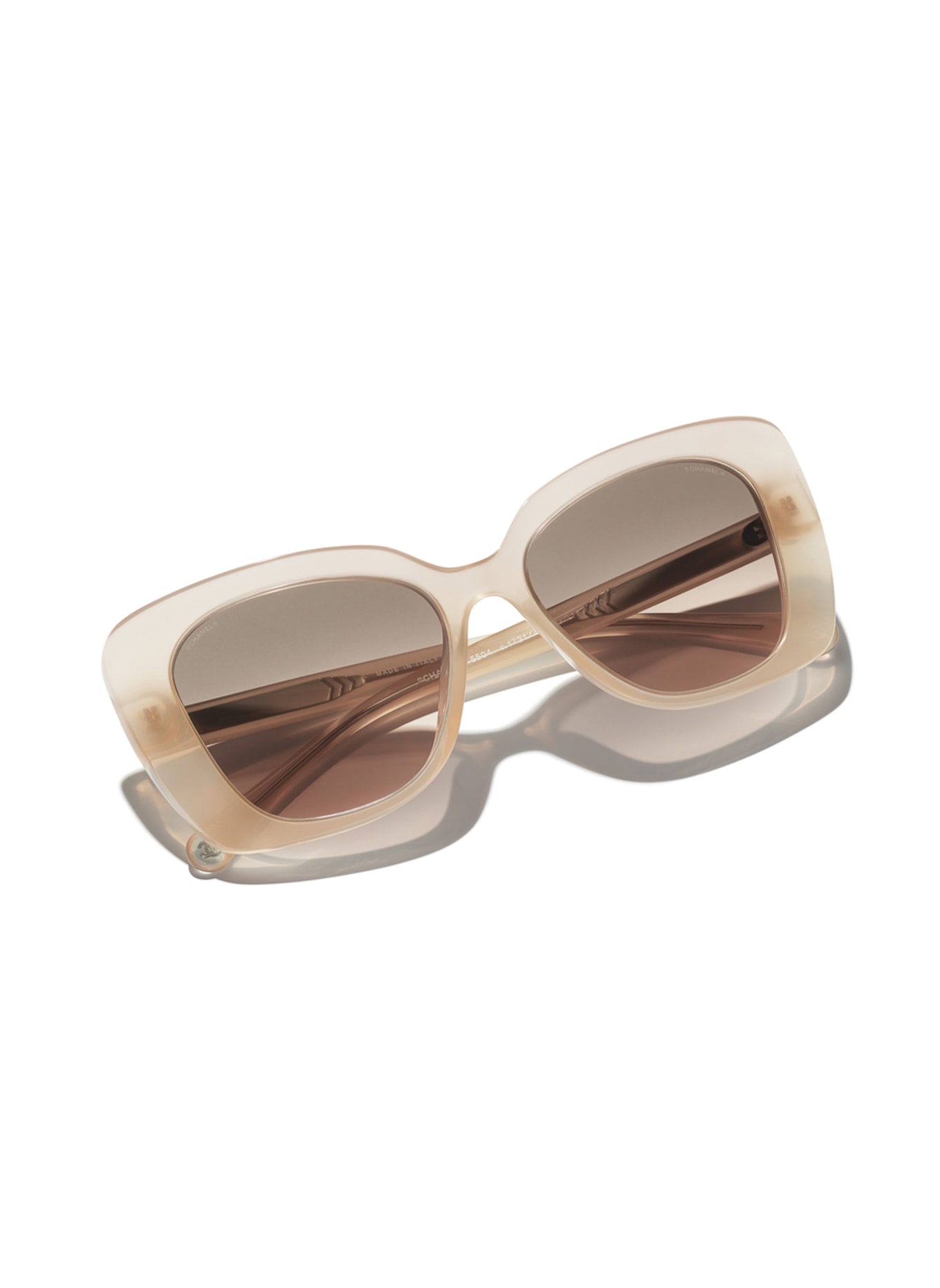 CHANEL Square sunglasses, Color: 173143 - BEIGE/ BROWN GRADIENT (Image 4)