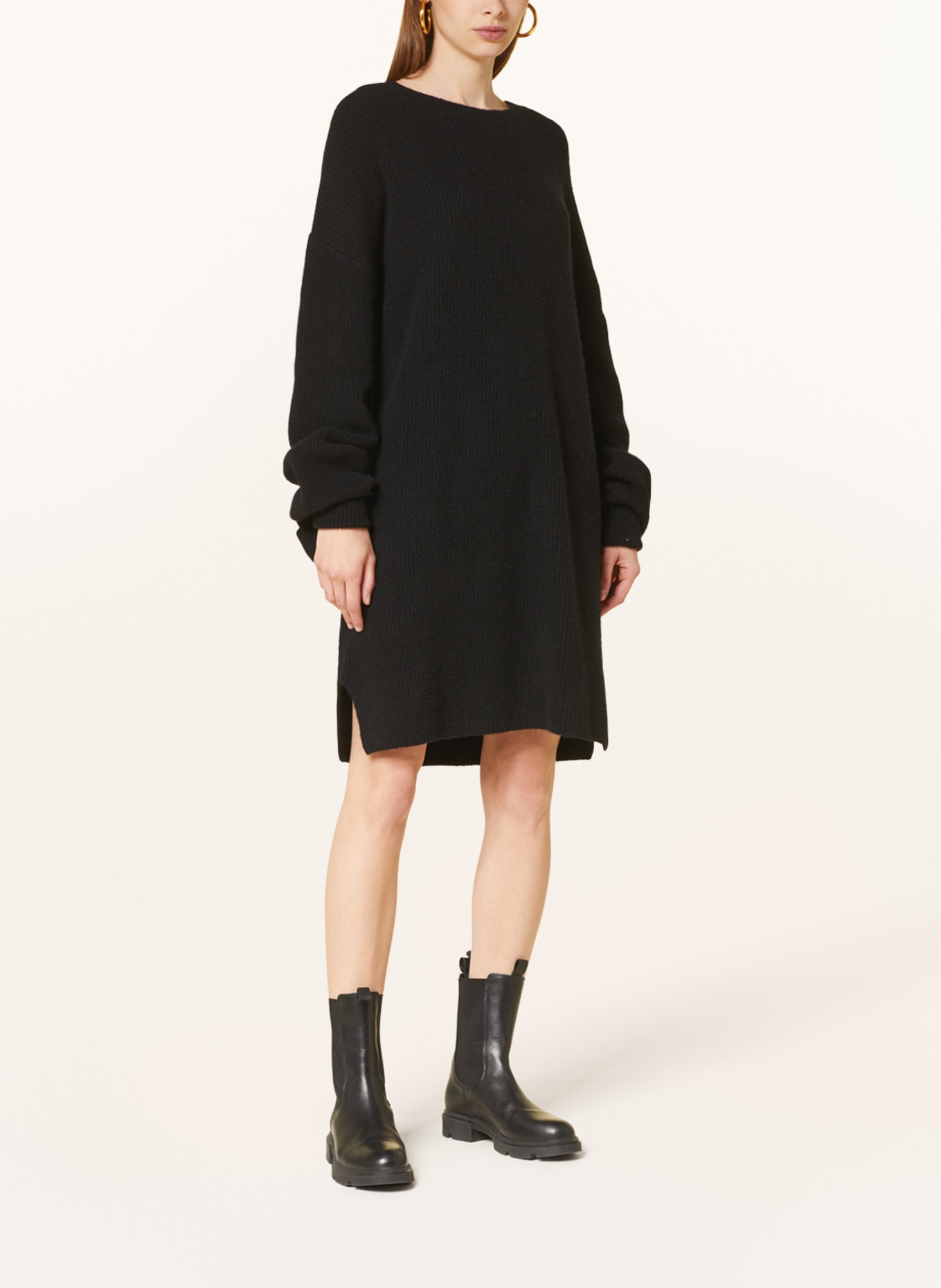 Juvia Knit dress ADRIANA, Color: BLACK (Image 2)
