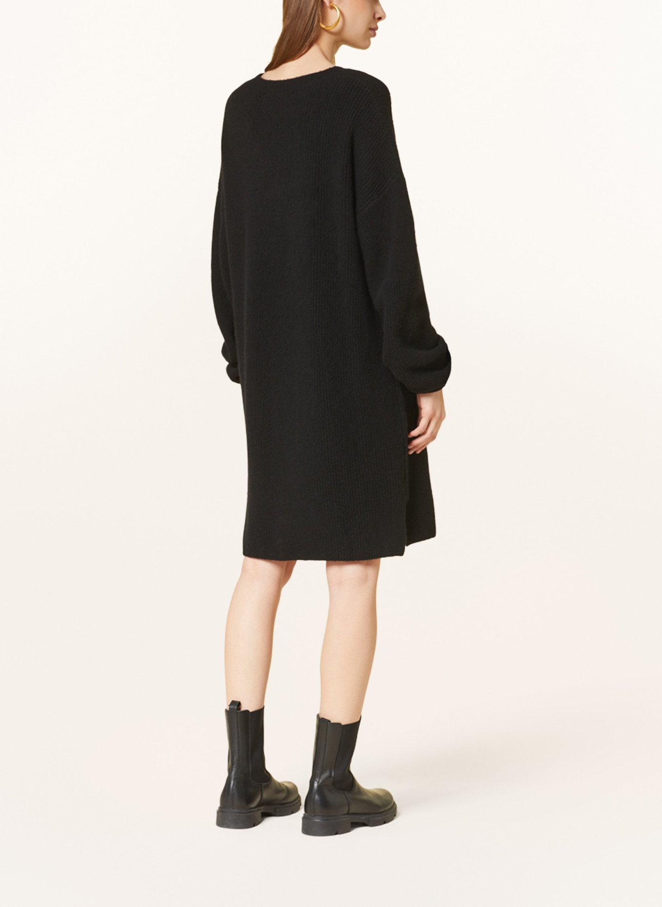 Juvia Knit dress ADRIANA, Color: BLACK (Image 3)