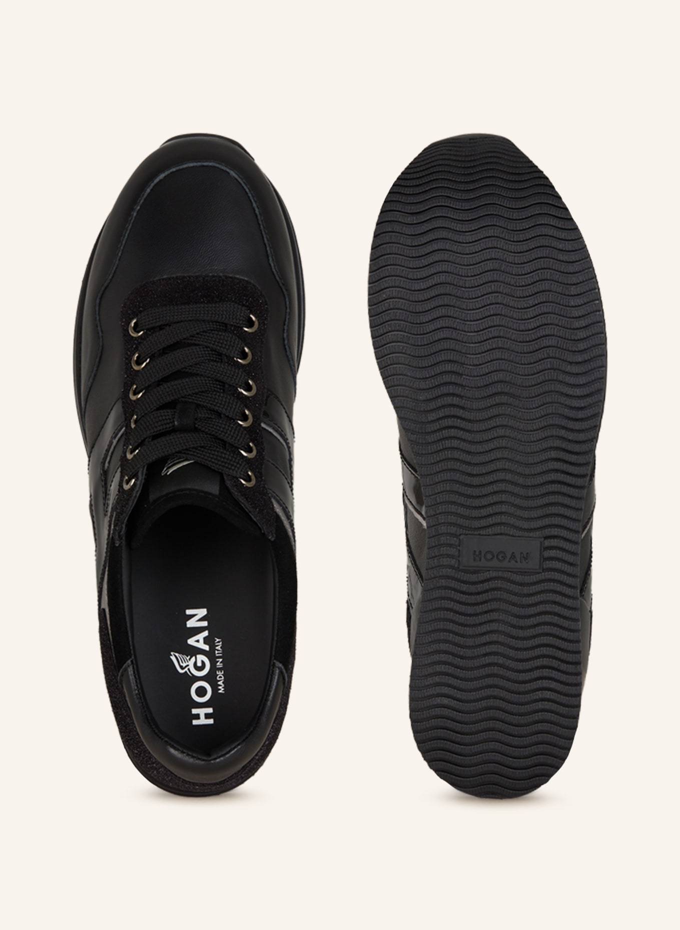 HOGAN Sneakers H483, Color: BLACK (Image 5)