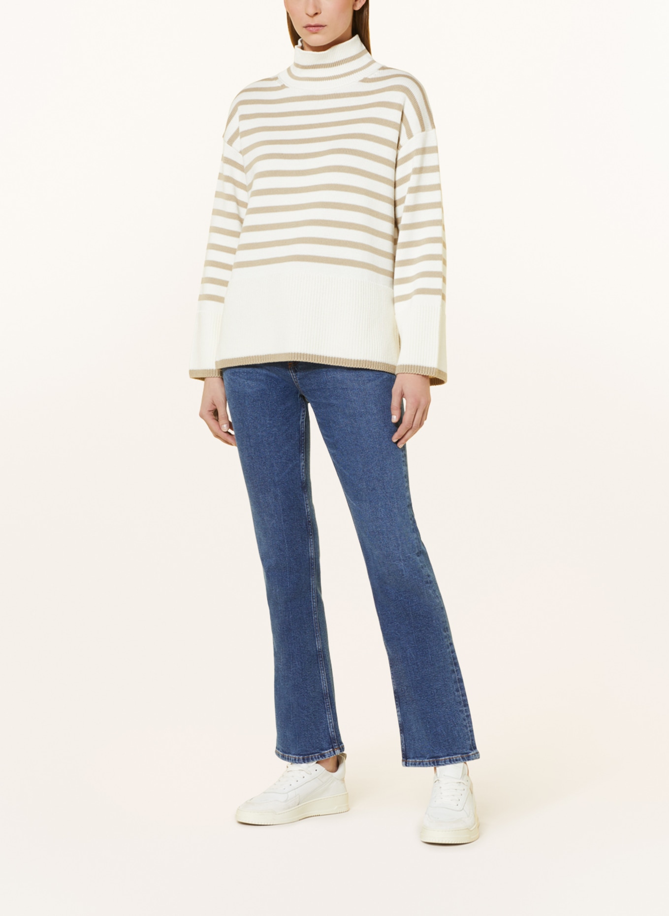 Marc O'Polo Sweater, Color: WHITE/ BEIGE (Image 2)