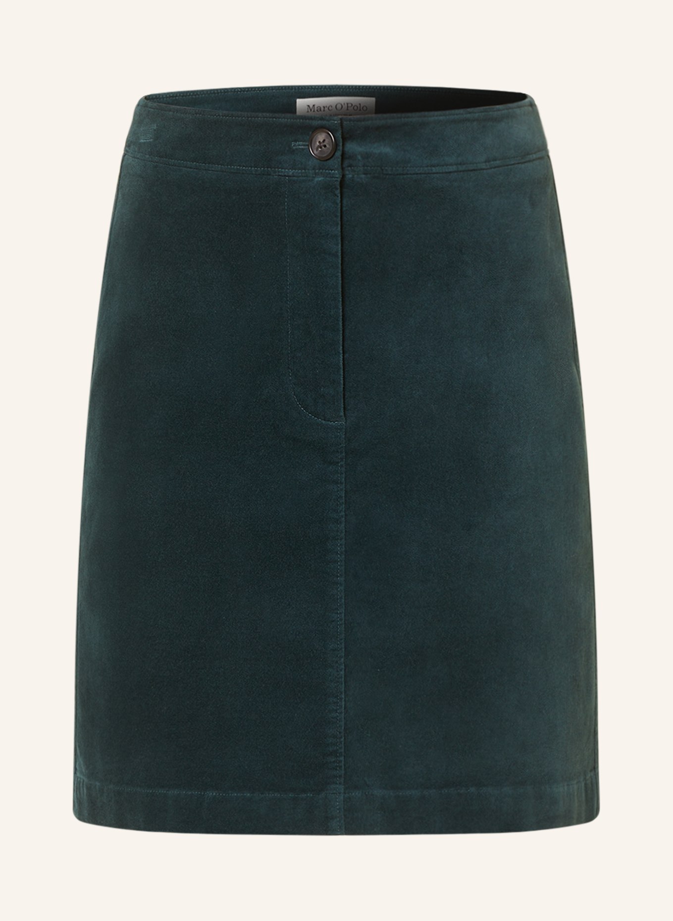 Marc O'Polo Velvet skirt, Color: TEAL (Image 1)