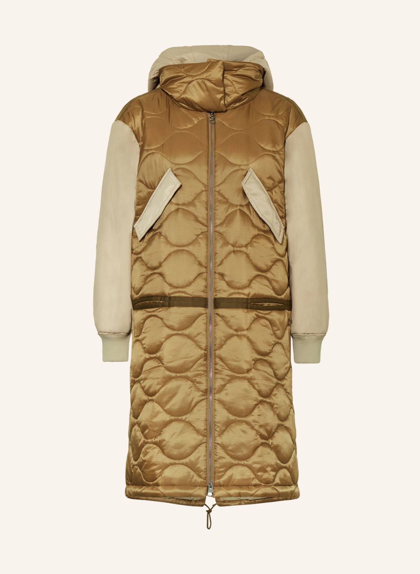 Marc O'Polo Quilted parka, Color: BROWN/ BEIGE (Image 1)